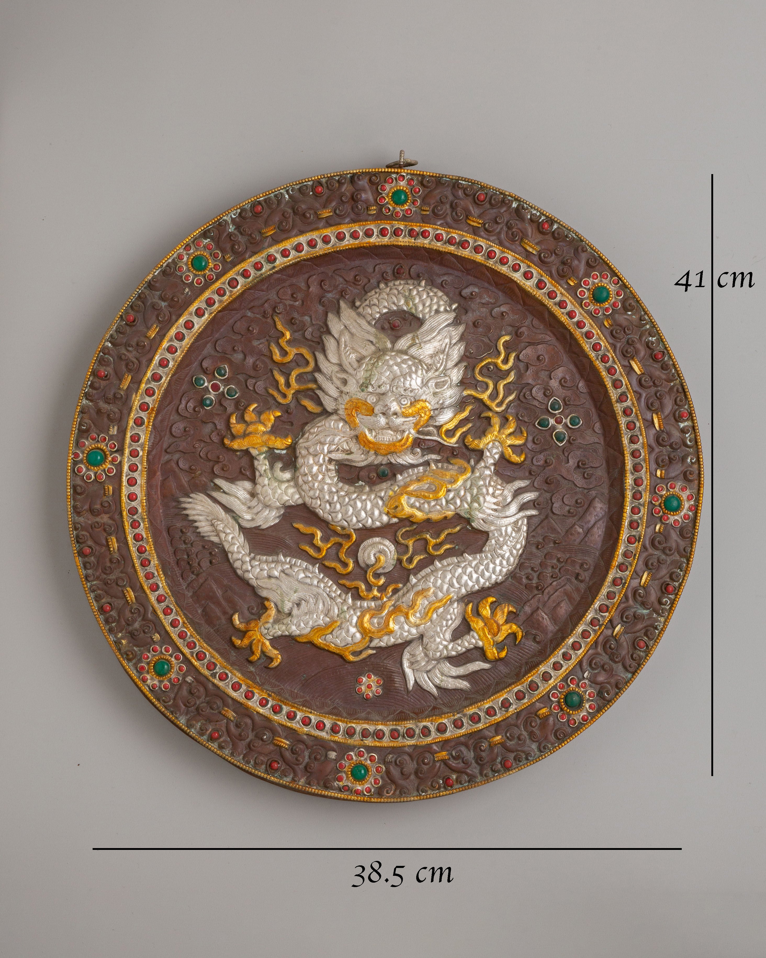 Protective Dragon Wall Hanging | Dragon Art for Spiritual Home Decor
