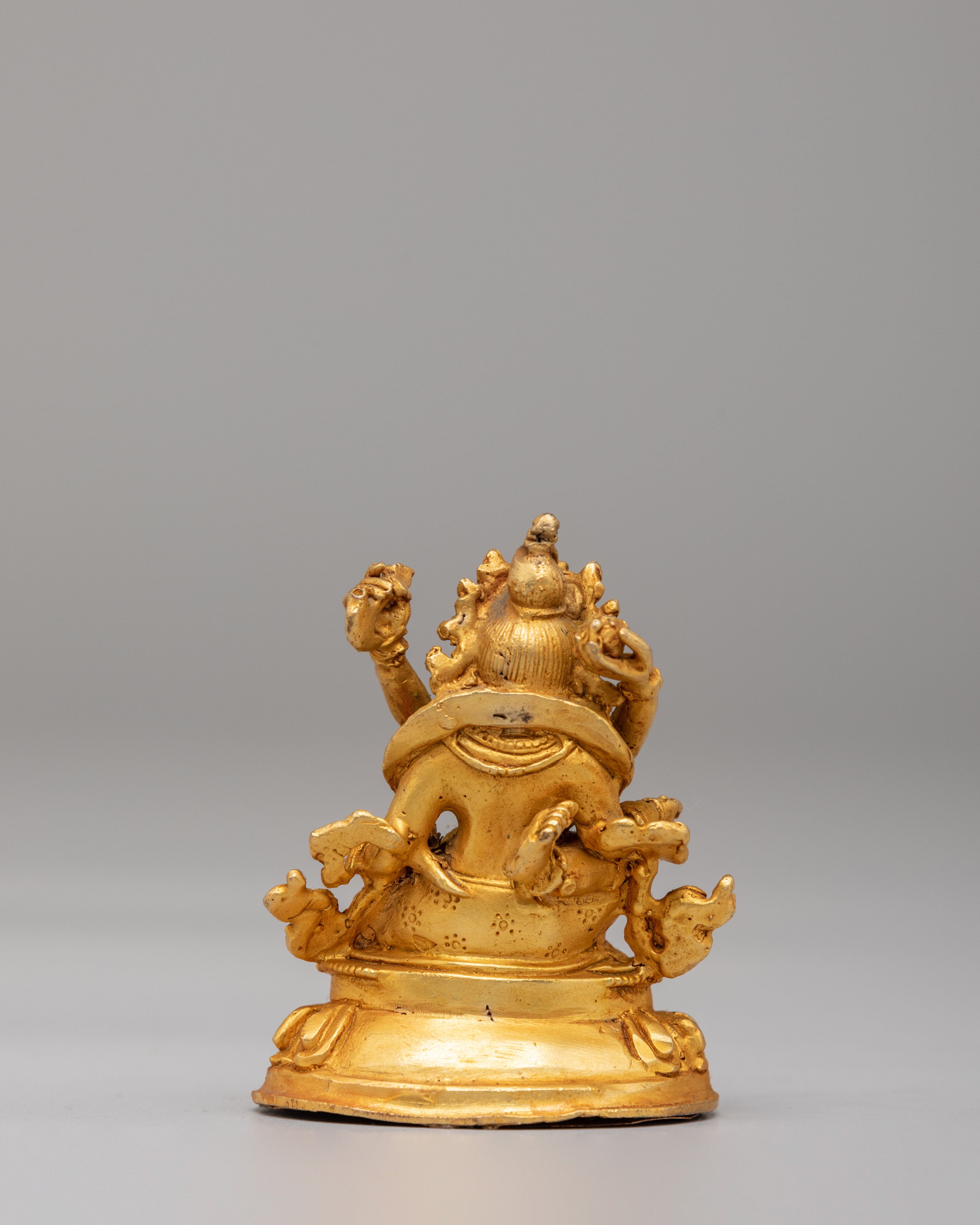 Dzambhala with Consort Statue | Wealth Deity Artwork