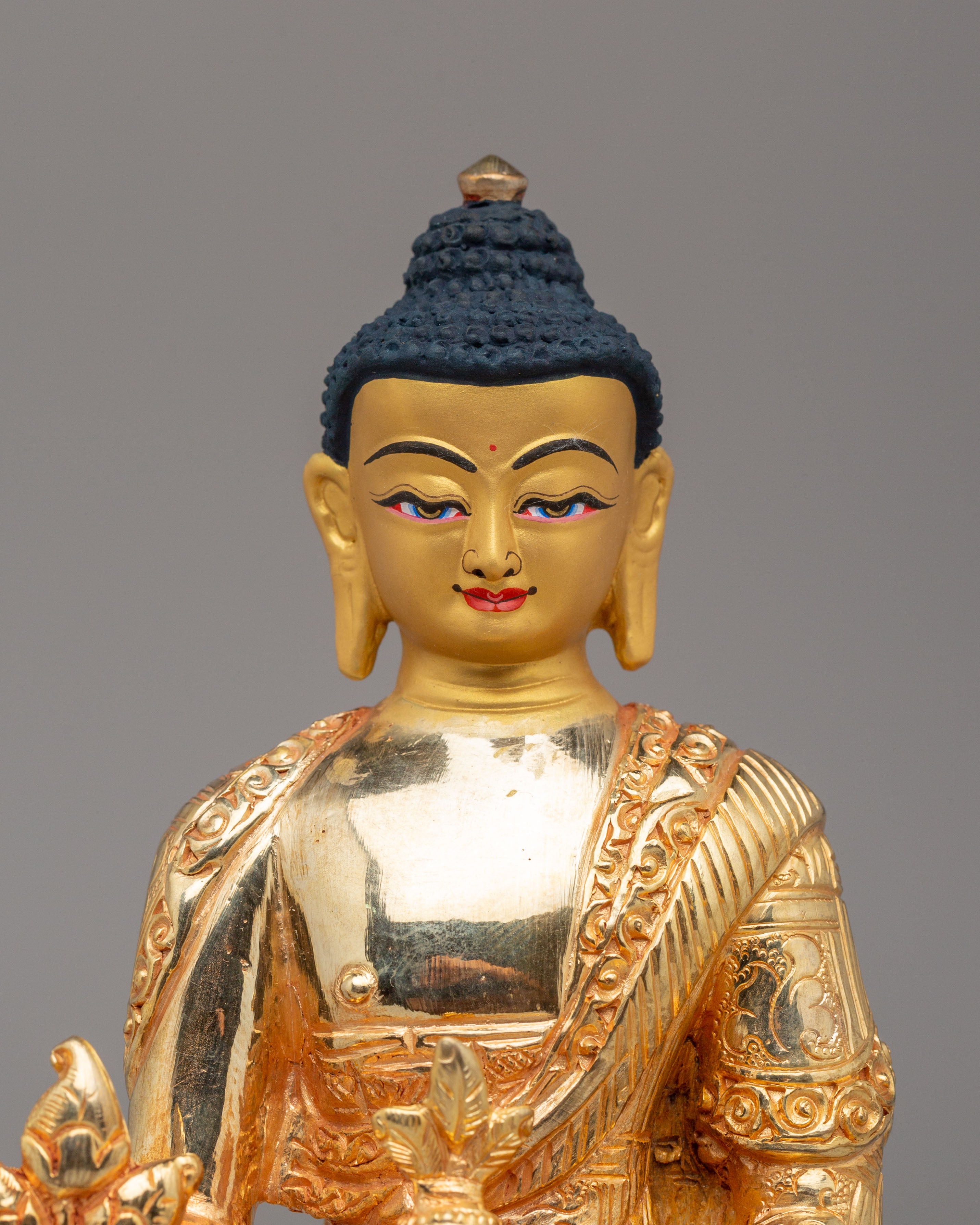Handcrafted Medicine Buddha Altar Statue | Symbol of Healing and Compassion