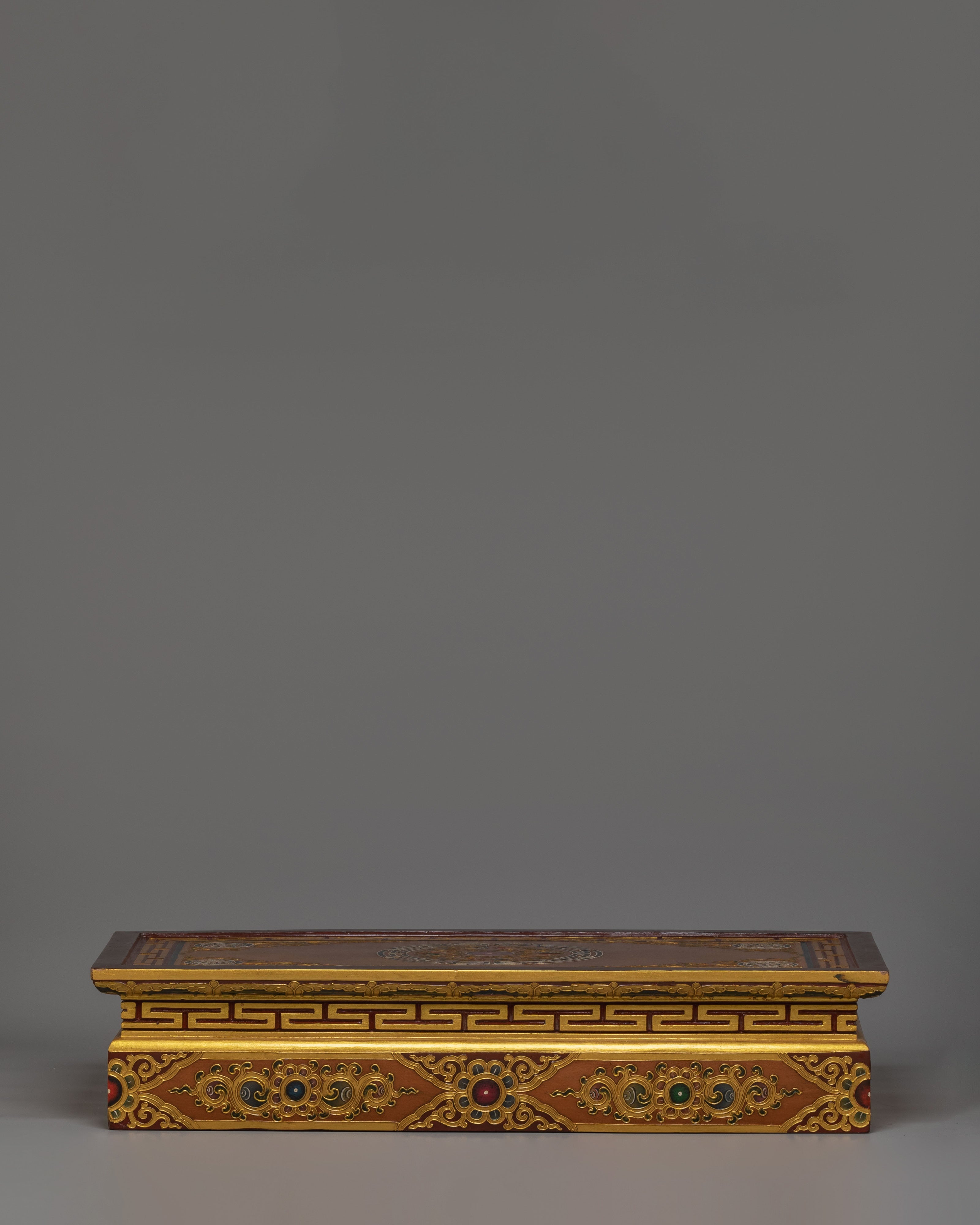 Himalayan Tibetan Folding Table | Handcrafted Wooden Table
