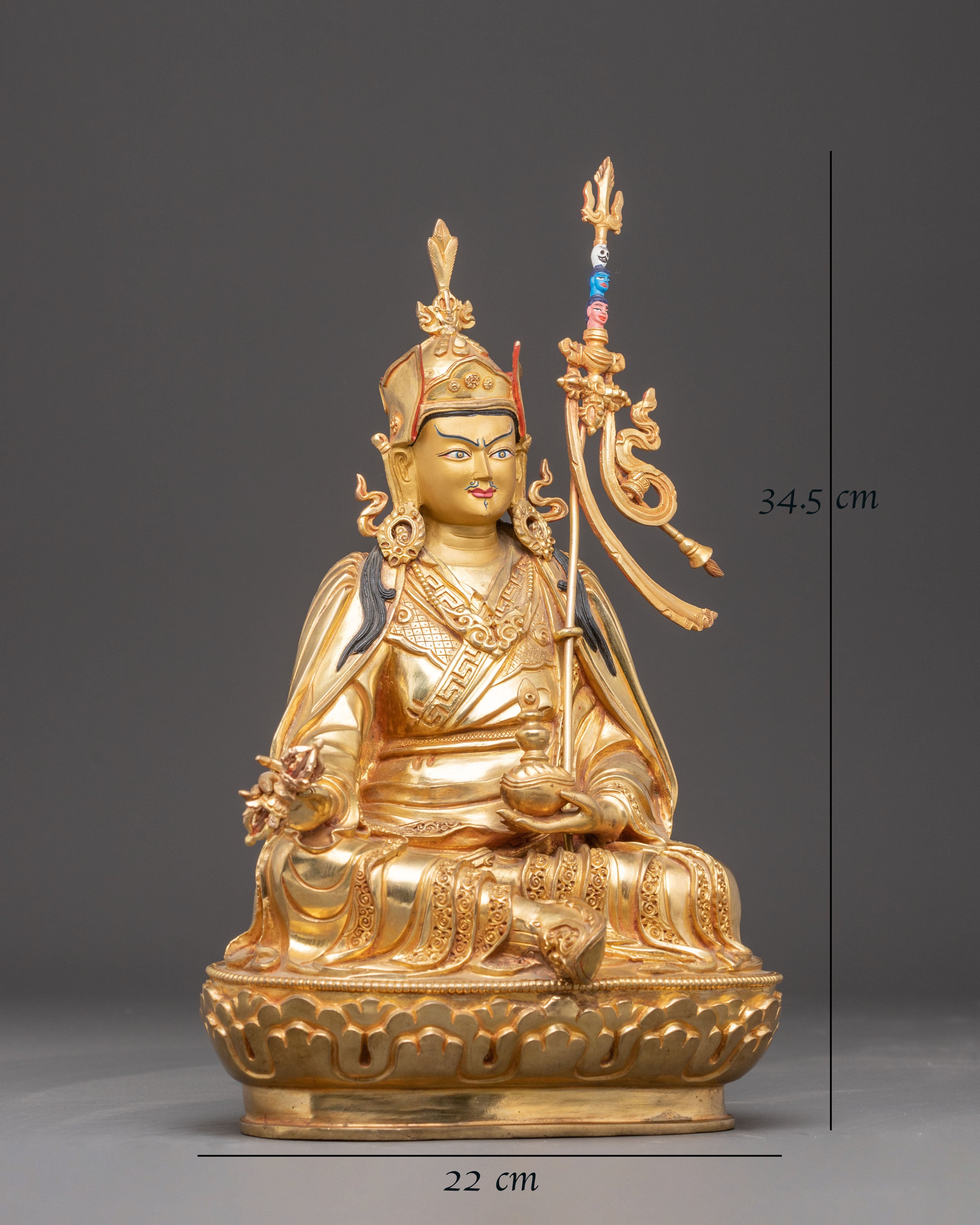 Divine Guru Rinpoche Altar Statue | Padmasambhava Statue