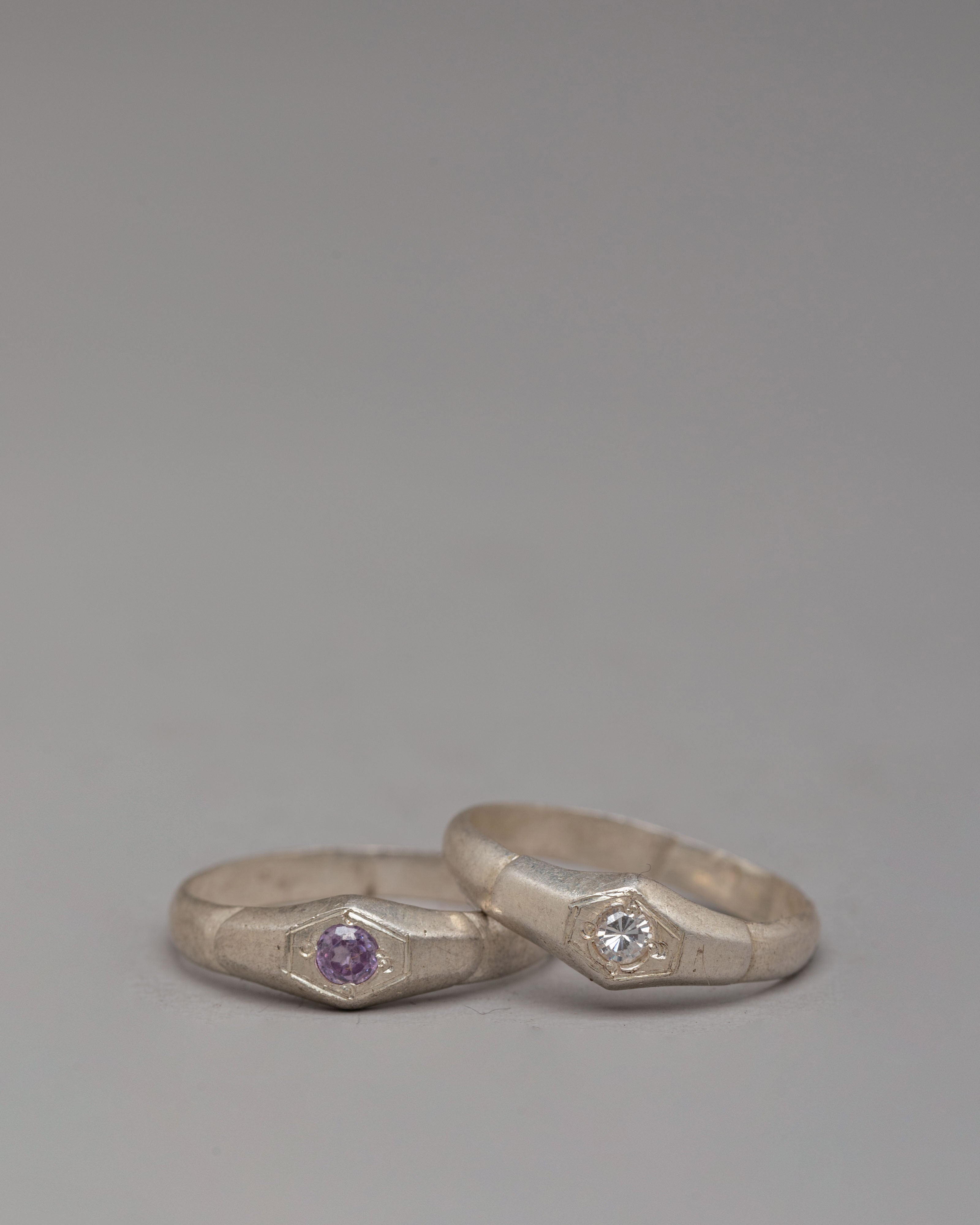 Handmade Silver Ring Set  | Elegant Everyday Accessory