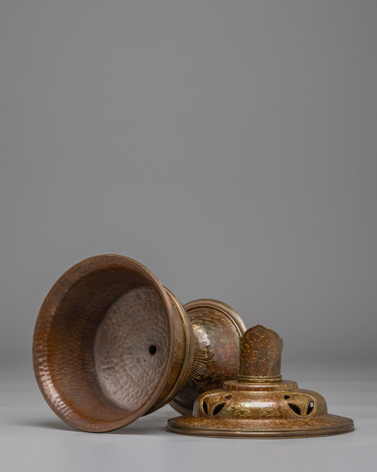 Ceremonial Butter Lamp | Tibetan Meditation & Altar Decor