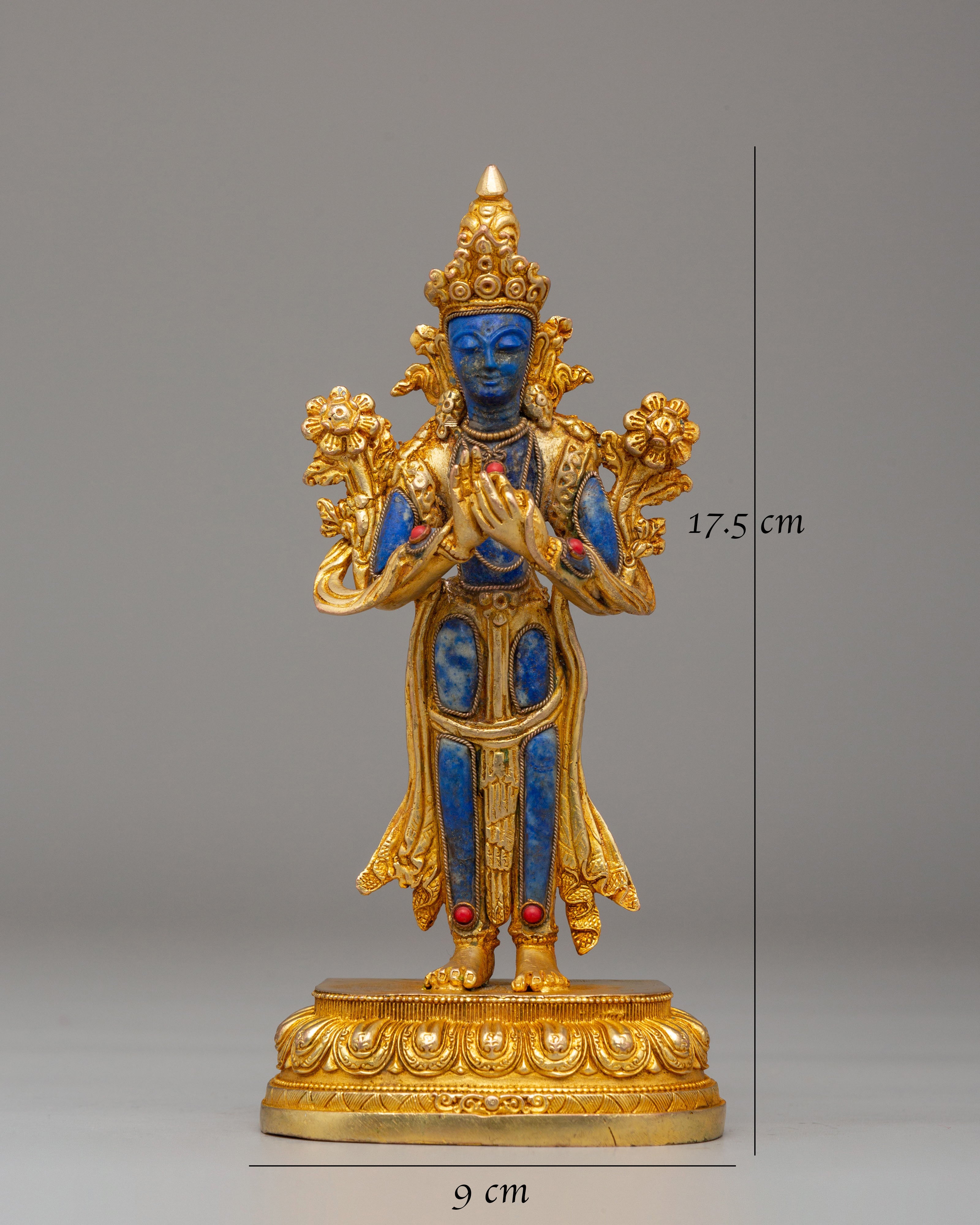 Traditional Lokeshwor Statue | Himalayan Altar Decor