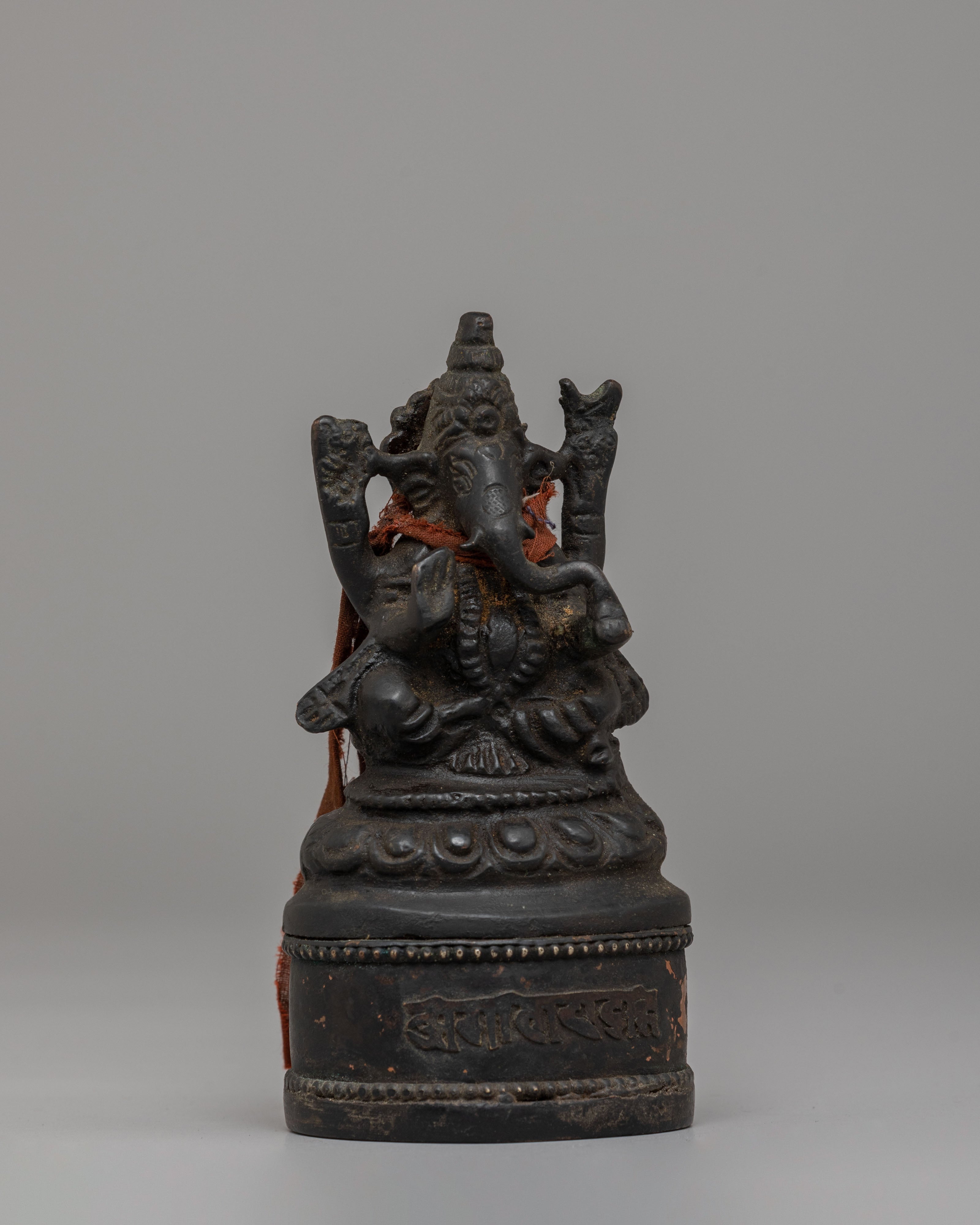 Sacred Ganesh Figurine | Hindu Elephant God Idol
