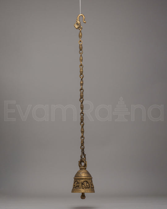 Sacred Spiritual Hanging Bell | Traditional Tibetan Ritual Bell