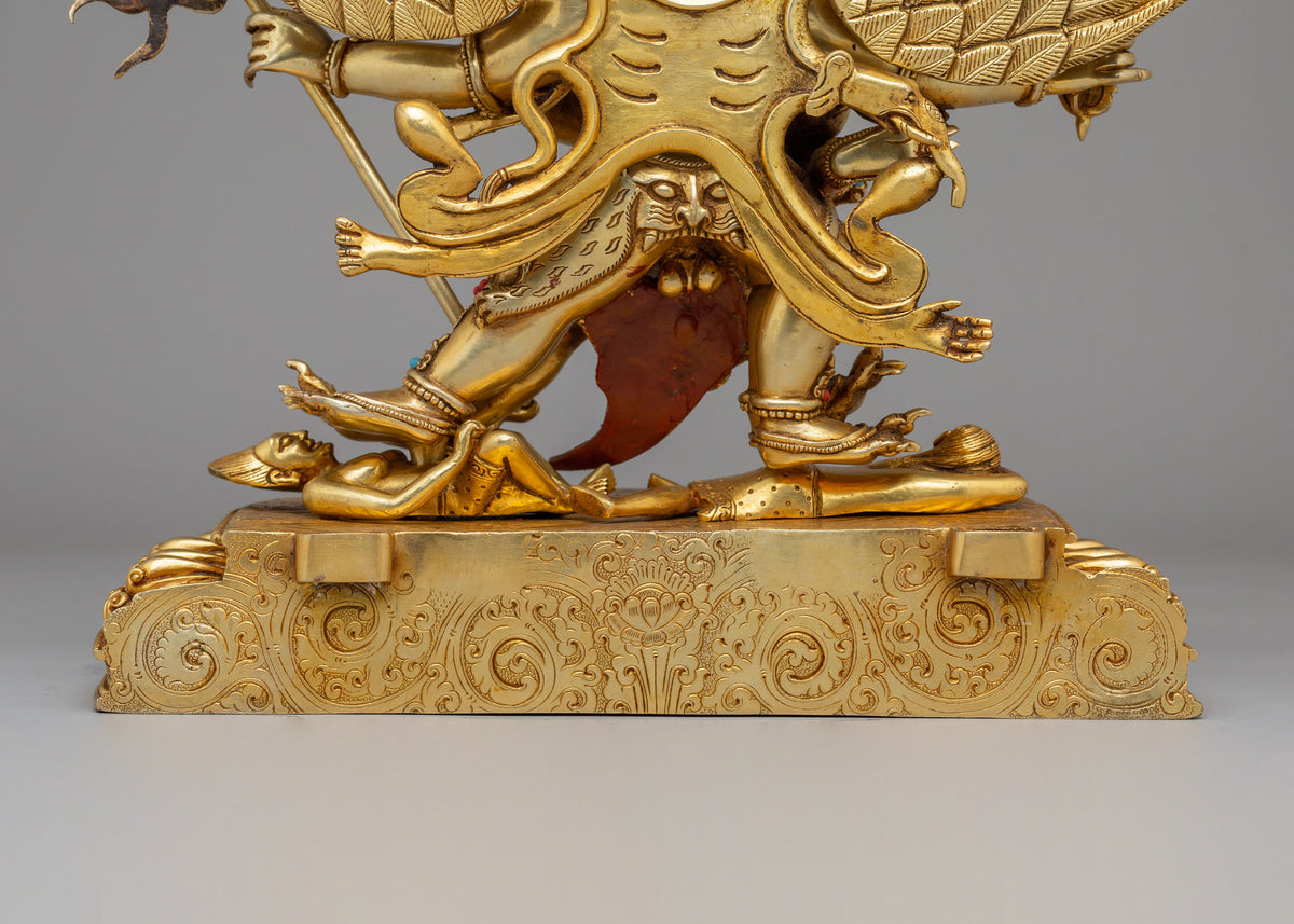 Handmade Altar Vajrakilaya Statue | Wrathful Tibetan Buddhist Deity