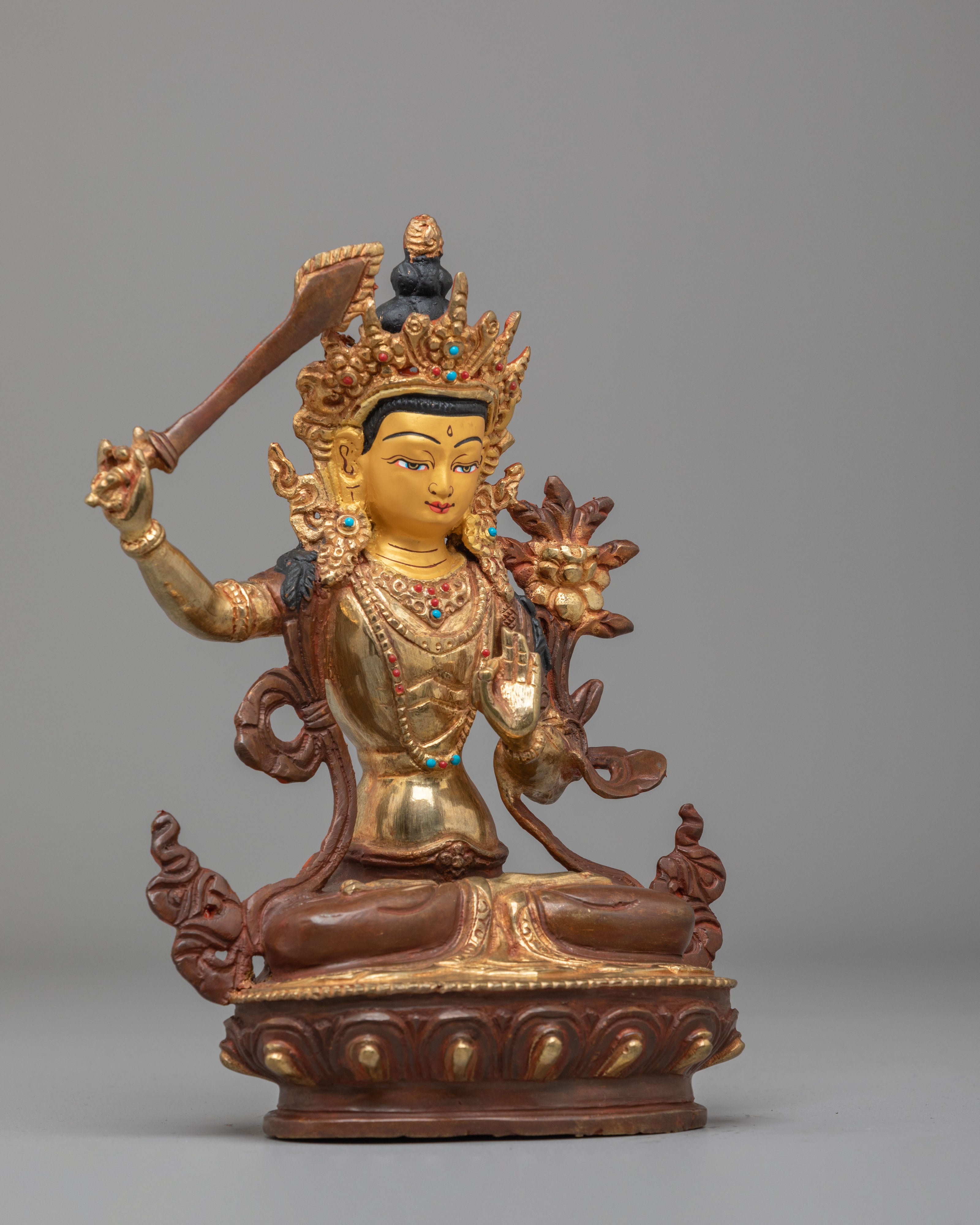 Spiritual Manjushri Figurine | Bodhisattva of Wisdom