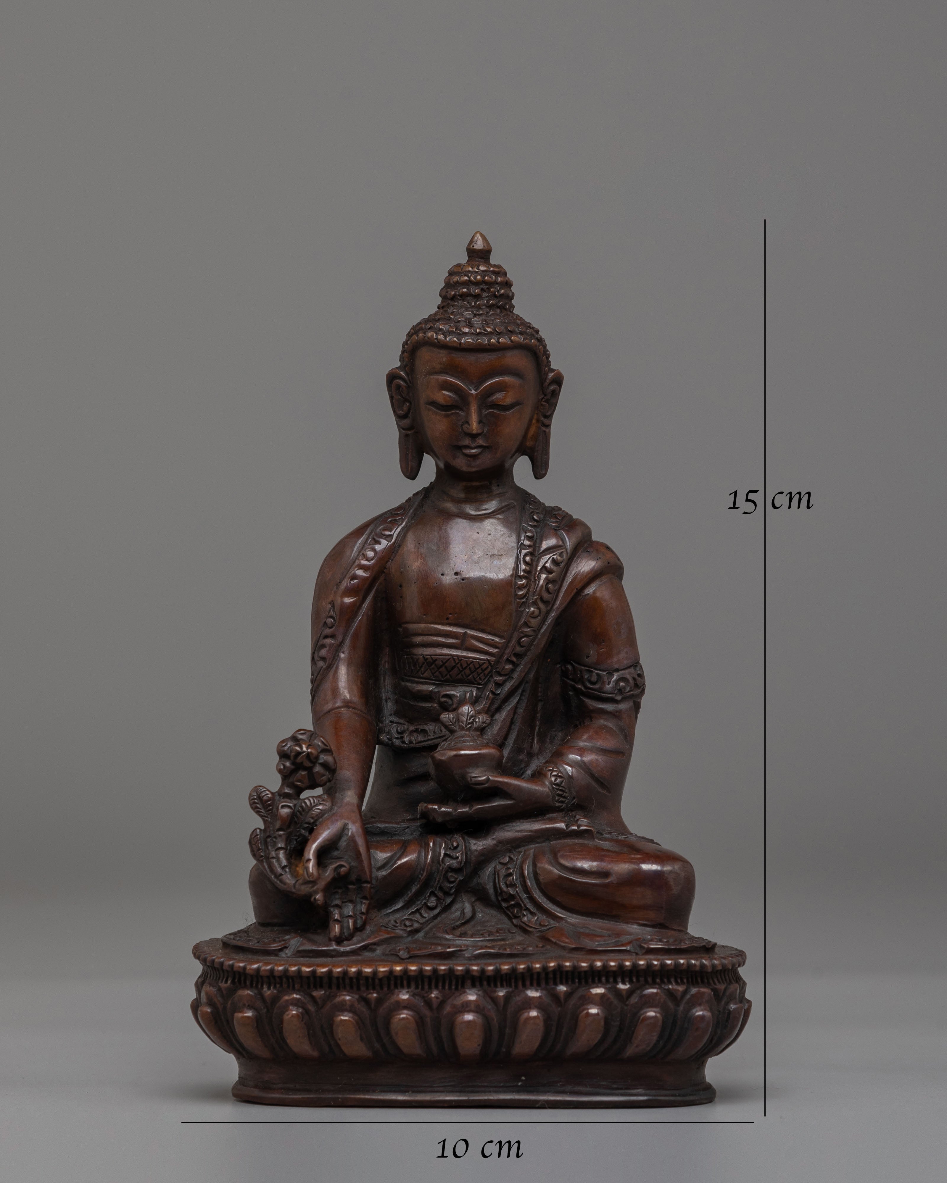 Sacred Tibetan Medicine Buddha Statue | Healing Buddha Figurine
