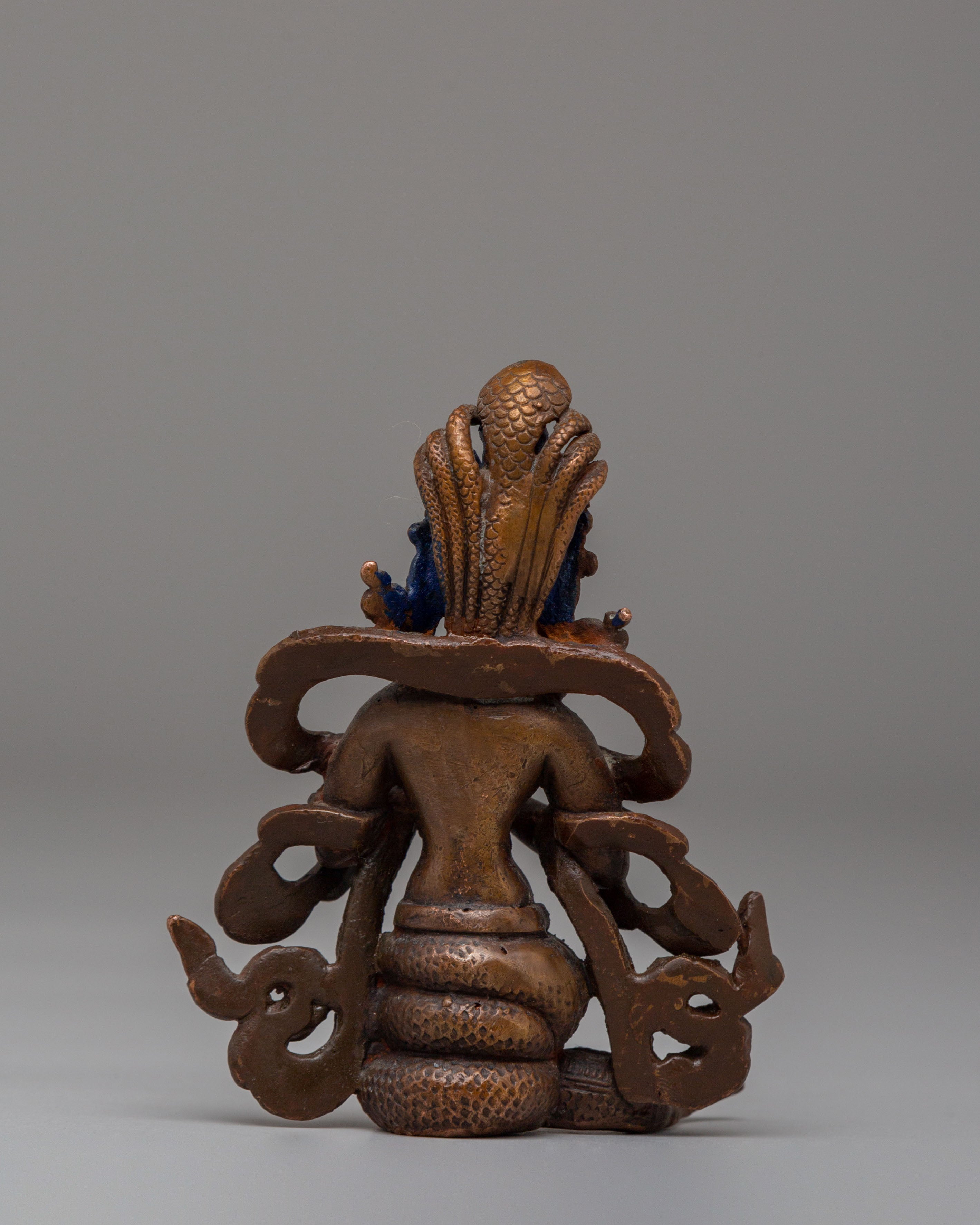 Handmade Nagkanya Statue | Copper Statue of Snake Maiden