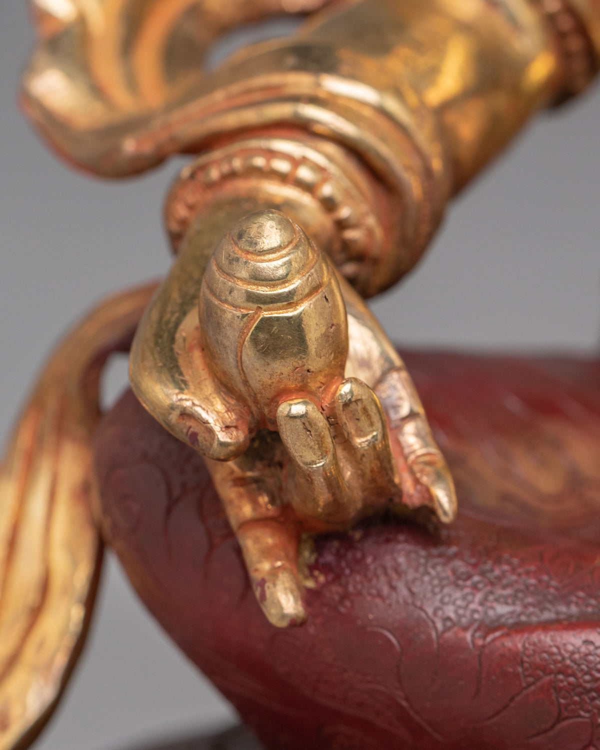 Dzambhala Statue For Home Shrine | Tibetan Wealth Deity Figurine