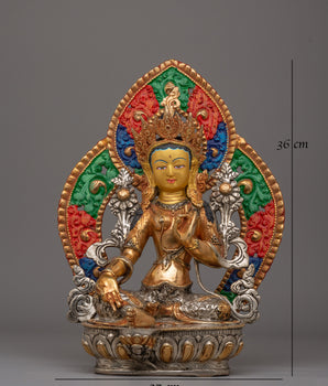 Shyama Tara Statue Of Love And Compassion | Handcrafted Copper Body Statue