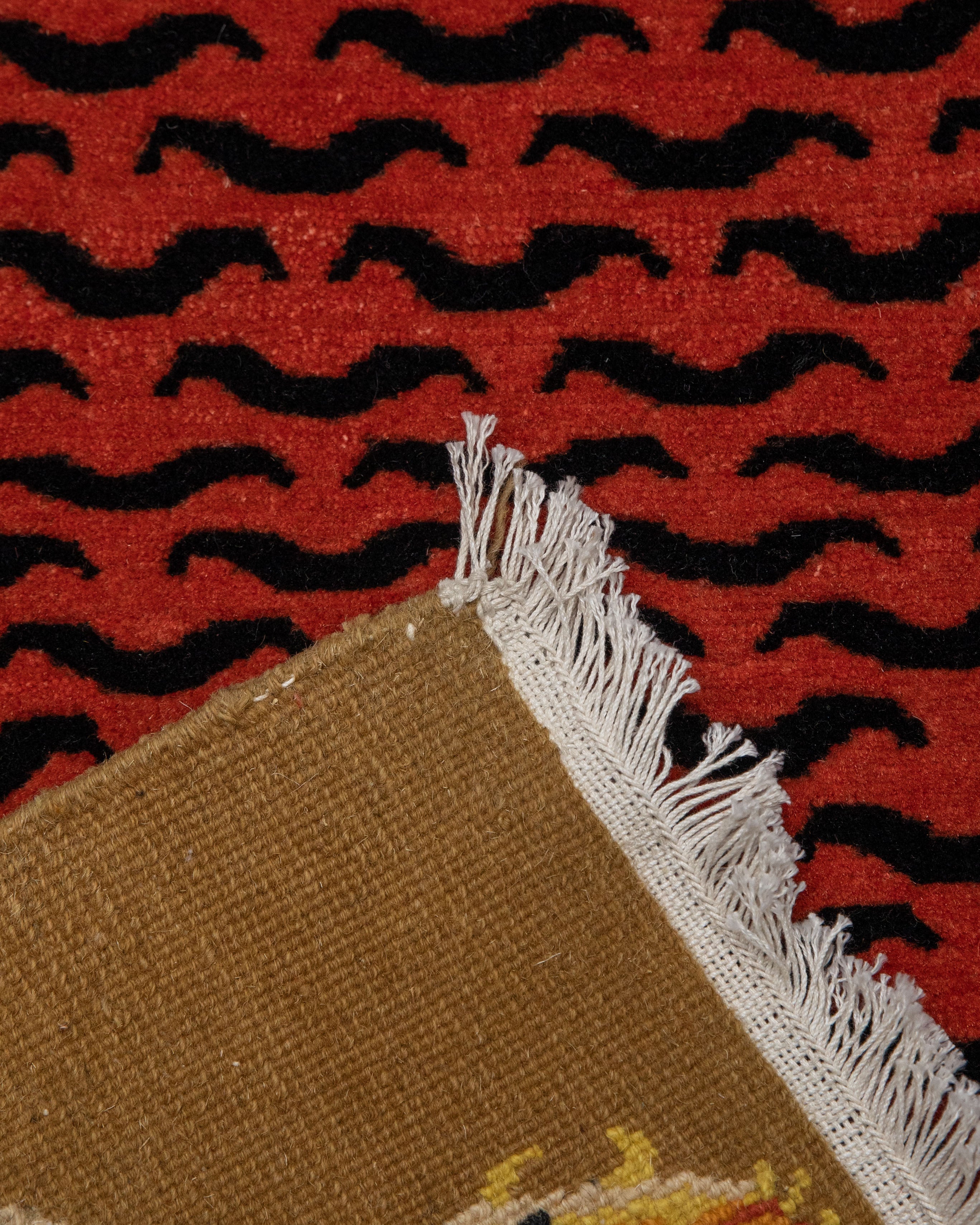 Traditional Wool Rug | Spiritual Artwork for Meditation