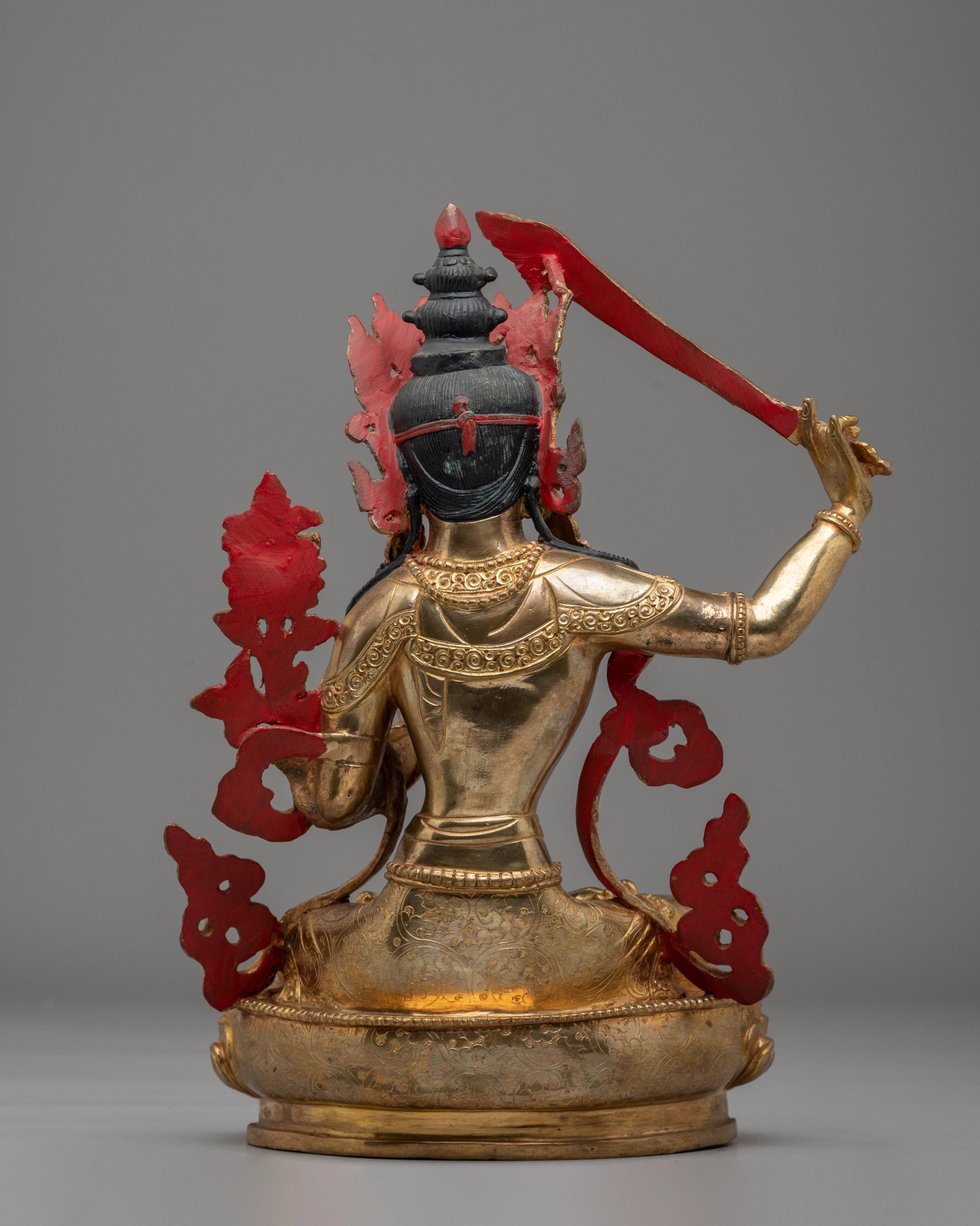 Manjushri Statue Of Power And Wisdom | Symbolizing Knowledge