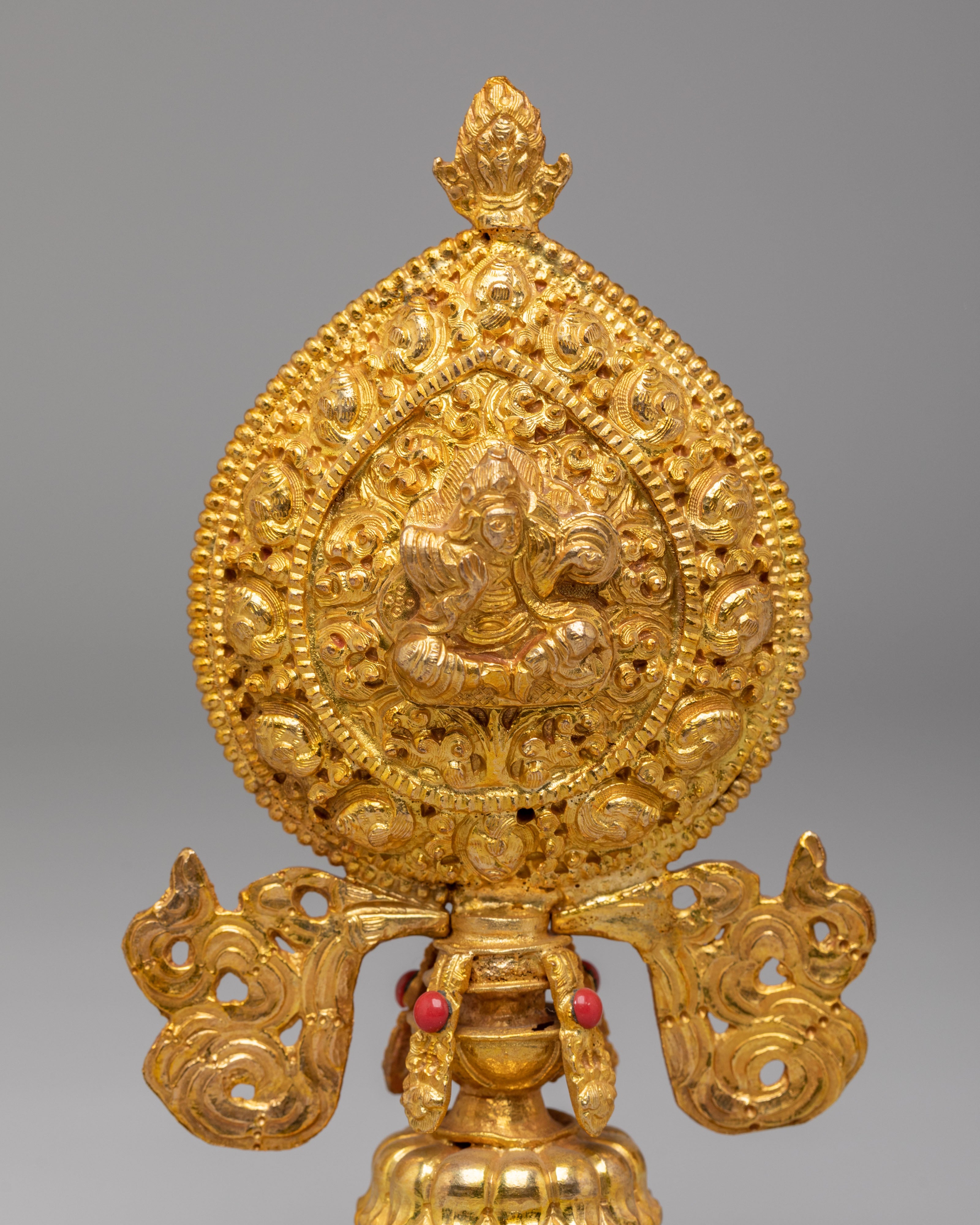 Chakravartin Possession Buddhist Symbol | Gold Plated Copper Chakravartin Set