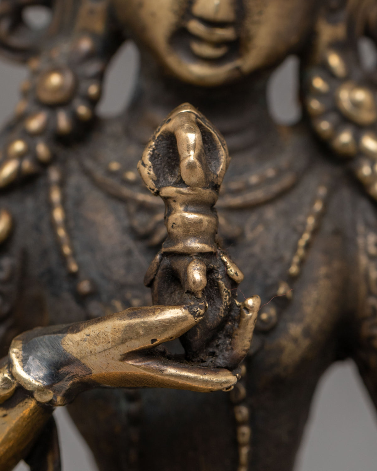 Tibetan Vajrasattva Purification Statue | Handcrafted Buddhist Art