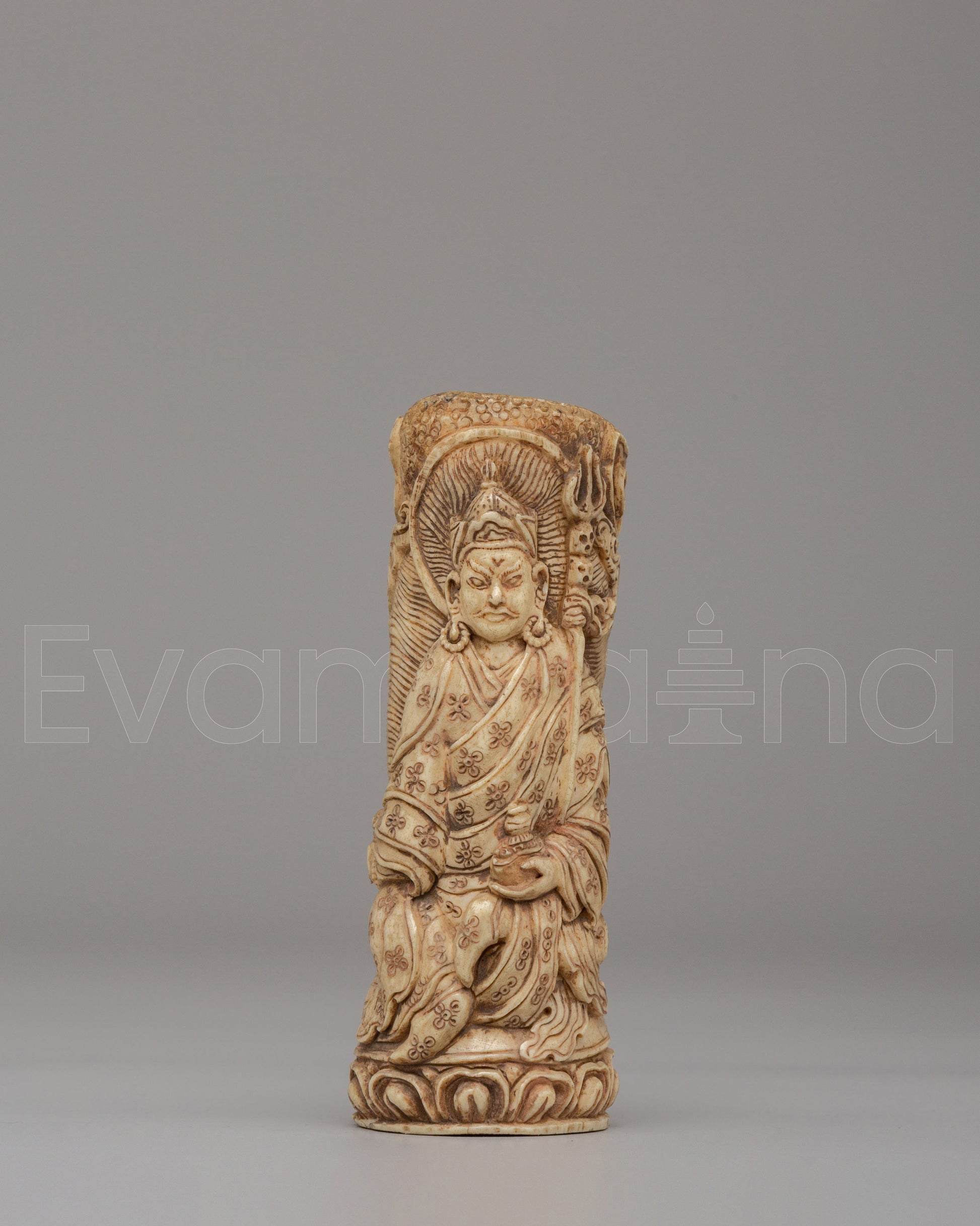 Sacred Guru Rinpoche Bone Sculpture