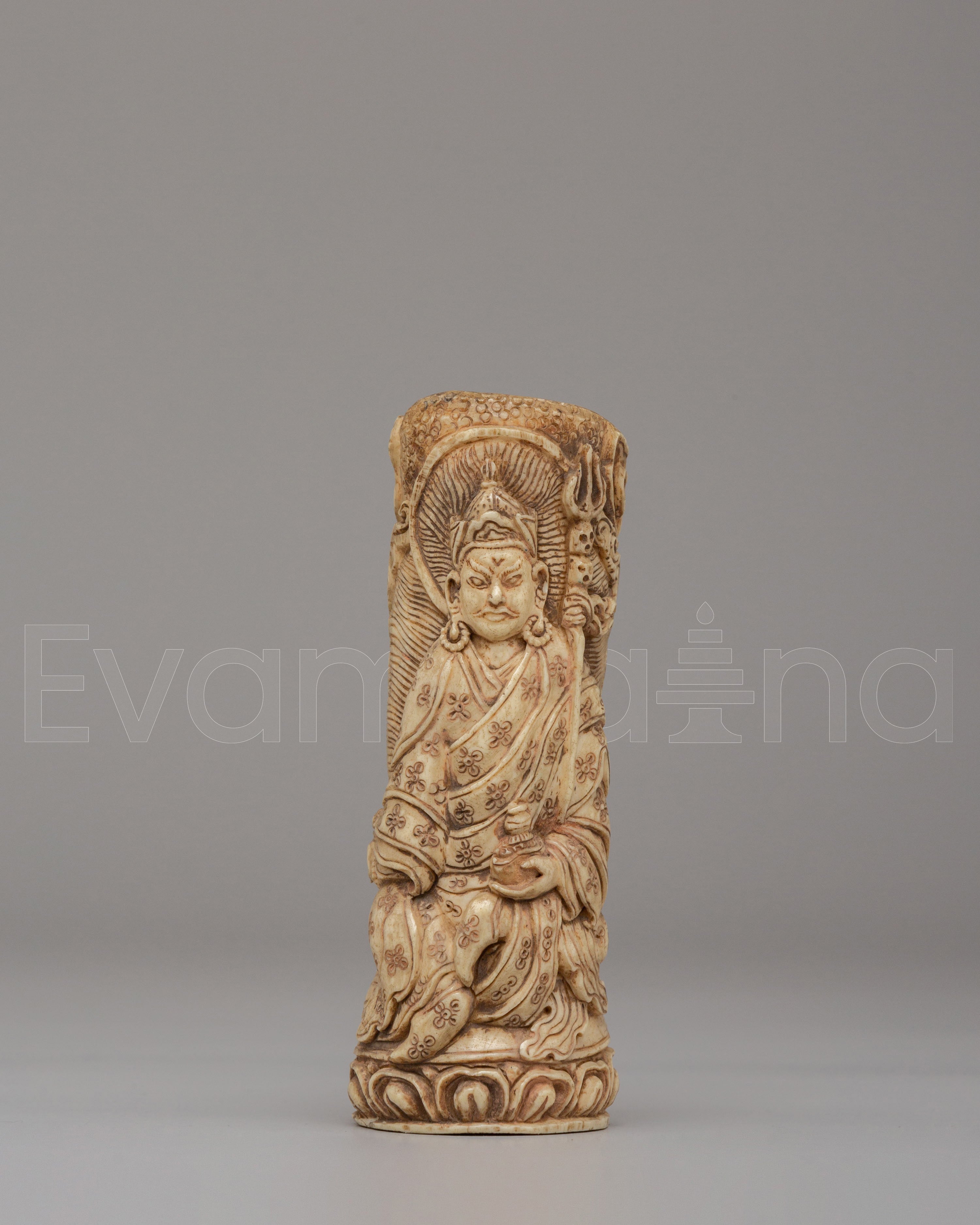 Sacred Guru Rinpoche Bone Sculpture