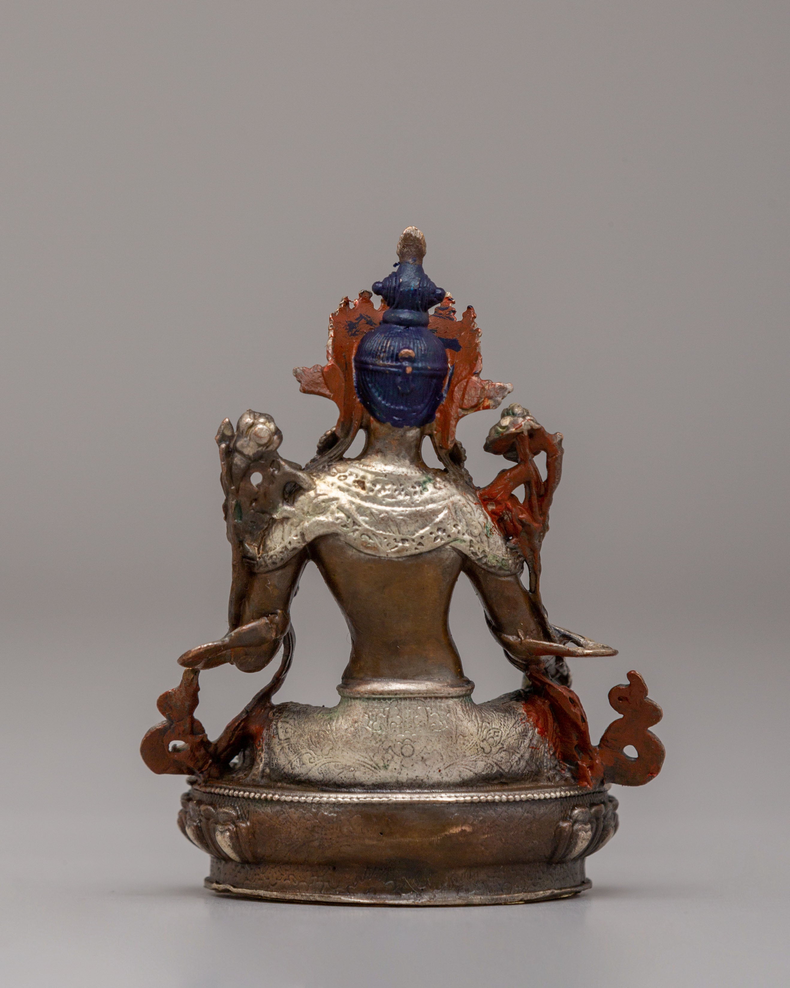 Spiritual Green Tara Goddess Statue | Handcrafted Tibetan Copper Artwork