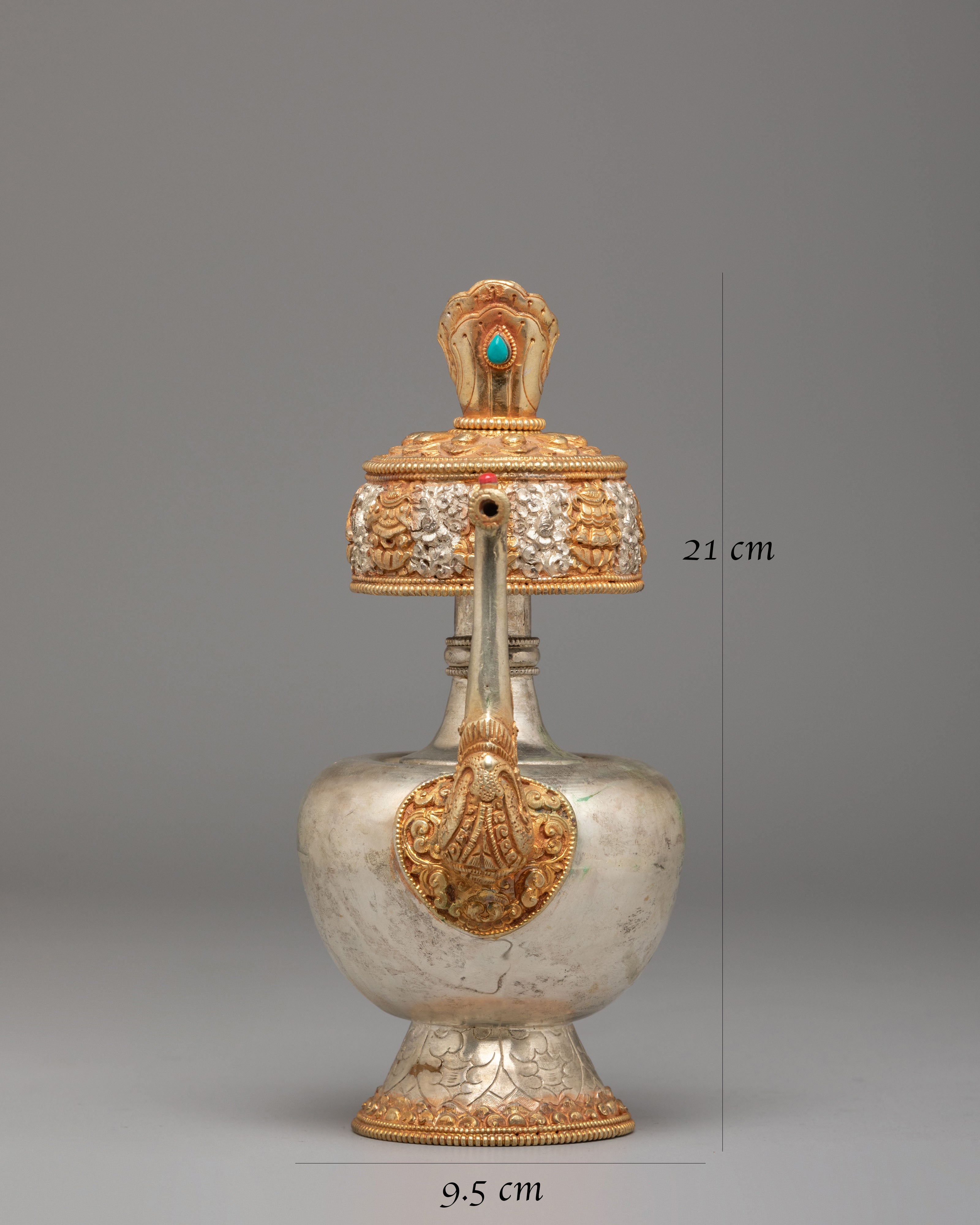 Handmade Tibetan Ritual Bhumba | Traditional Himalayan Vessel