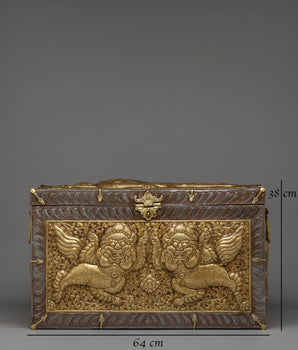 Handcrafted Tibetan Treasure Box | Copper Artwork