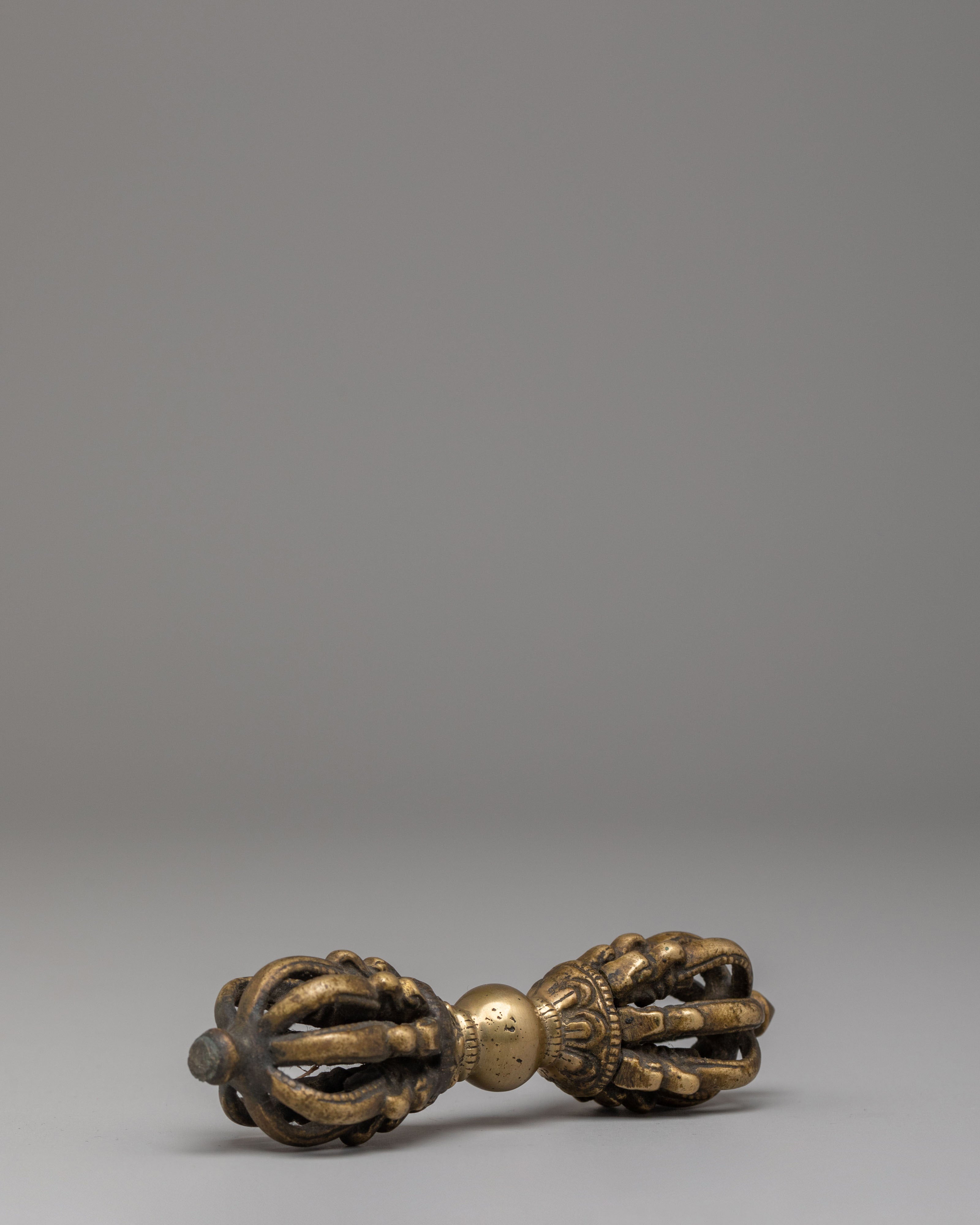 Sacred Tibetan Dorje Vajra | 20 Year Old Tibetan Dorje Ritual Instrument