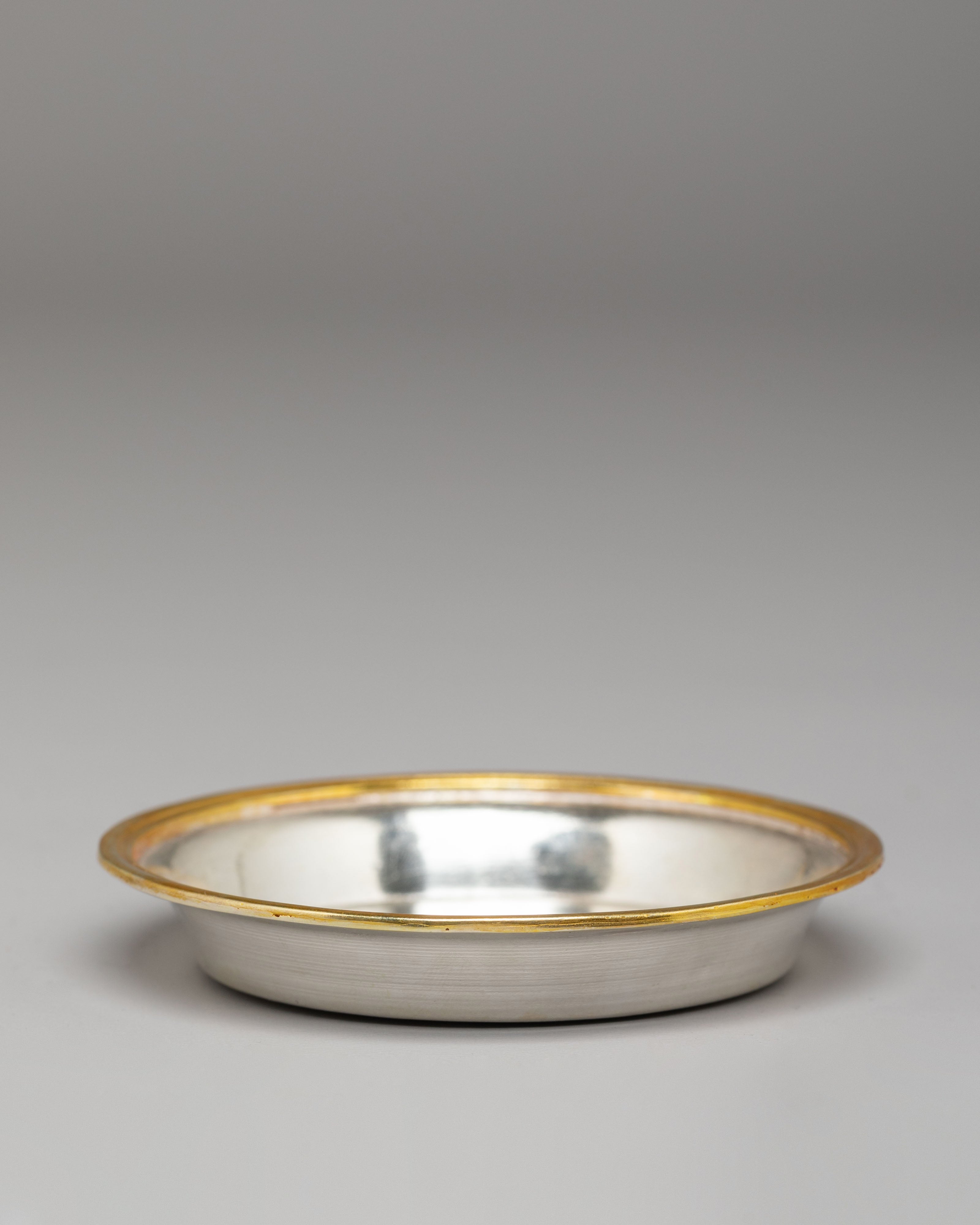 Silver-Plated Shrine Water Offering Bowls | Elegant Ritual Tools for Spiritual Practice