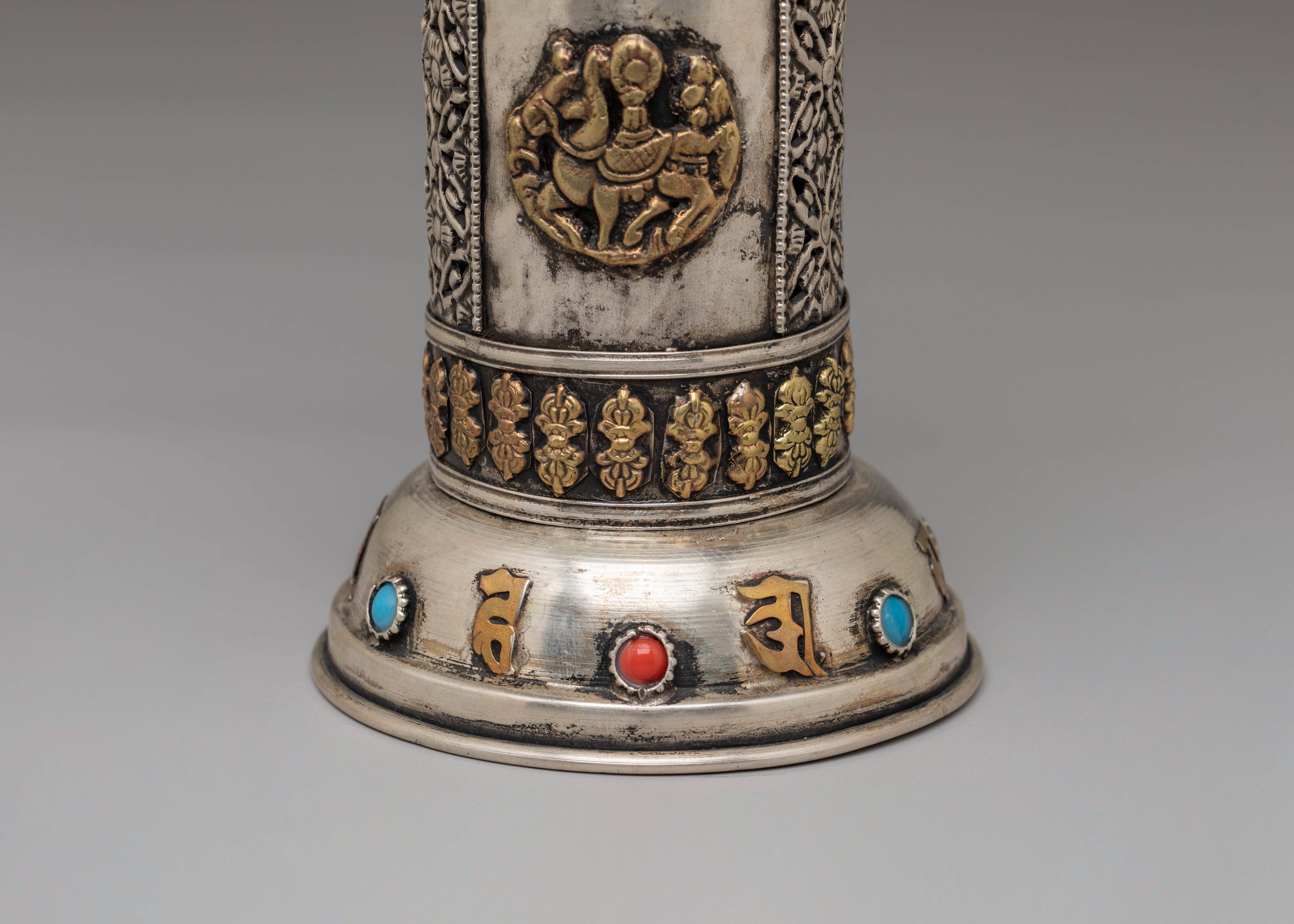 Buddhist Handmade Incense Holder | Tibetan Ritual Offering Bowl
