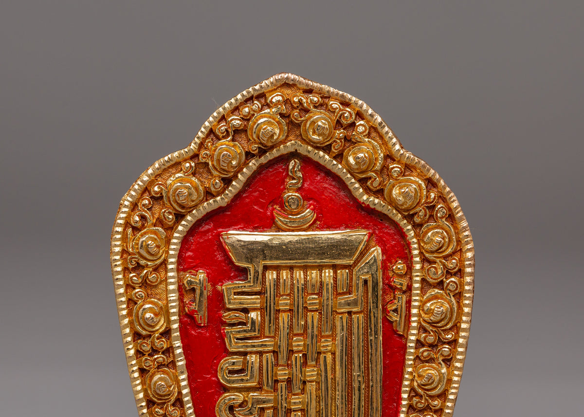 Handcrafted Kalachakra Symbol | Tibetan Art for Meditation