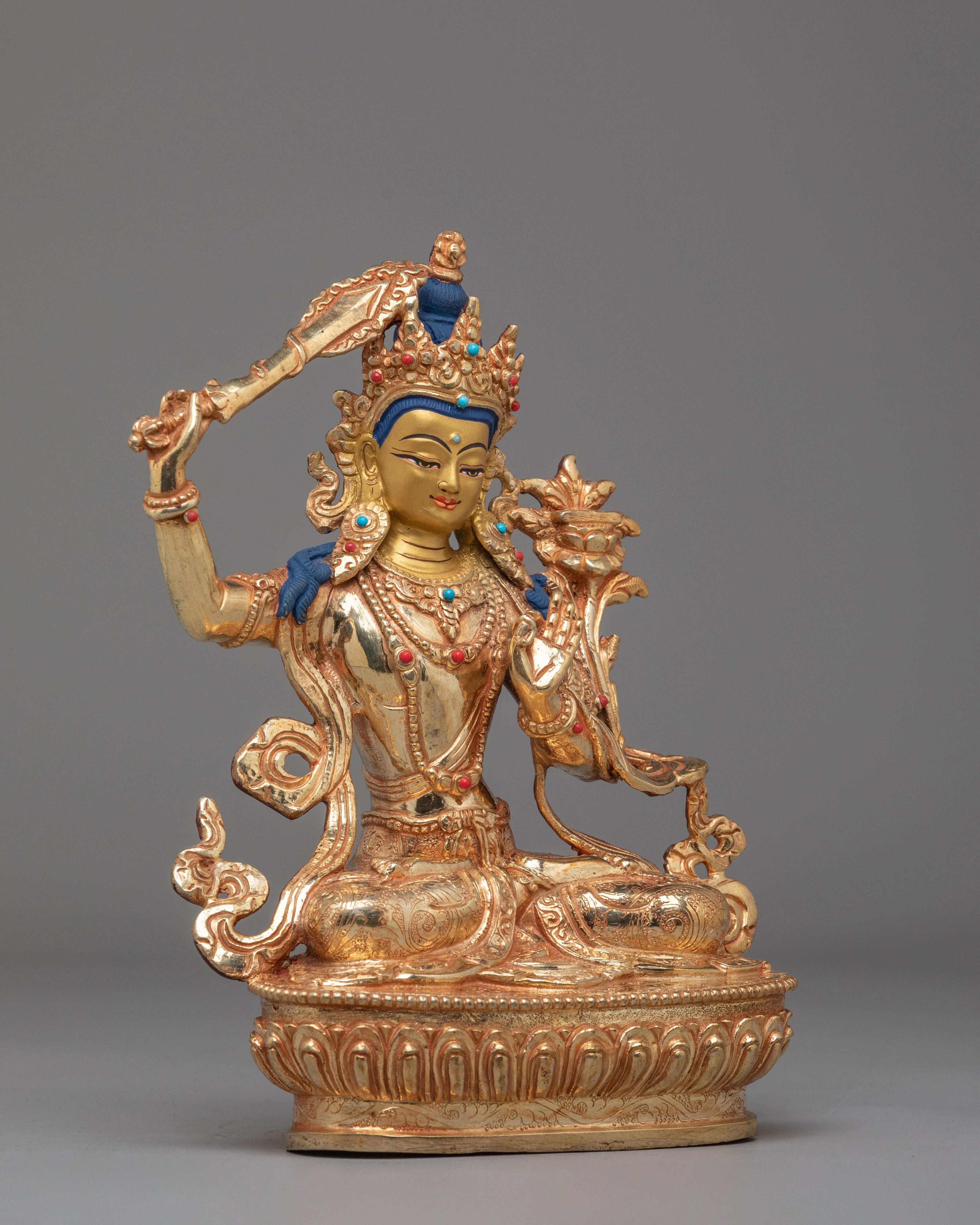Vajrayana Manjushri Bodhisattva Statue | Symbol of Wisdom
