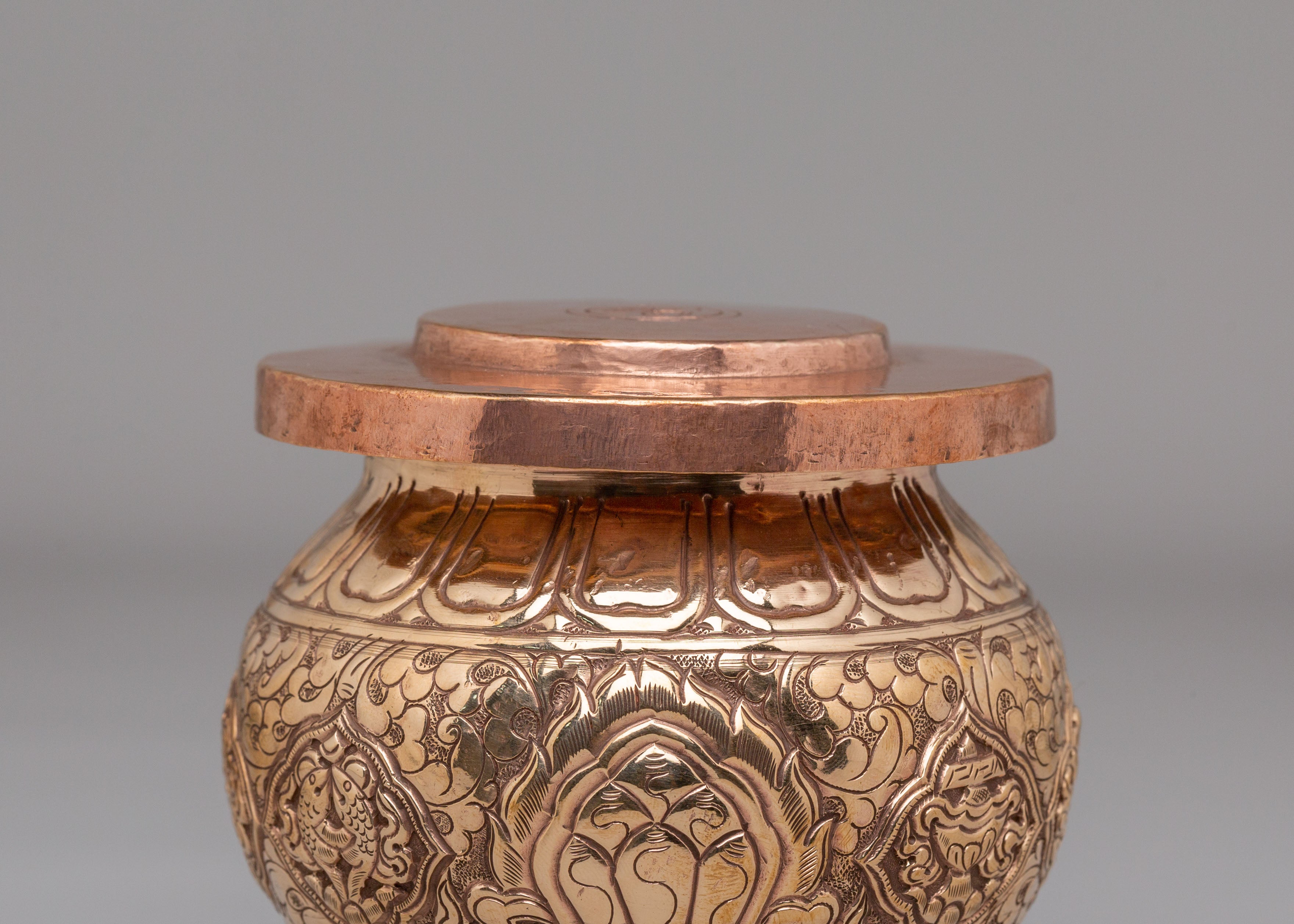 Ceremonial Kalash For Sacred Rituals | Copper Offering Vessel