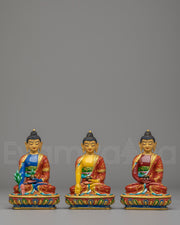 Handmade Three Buddha Set
