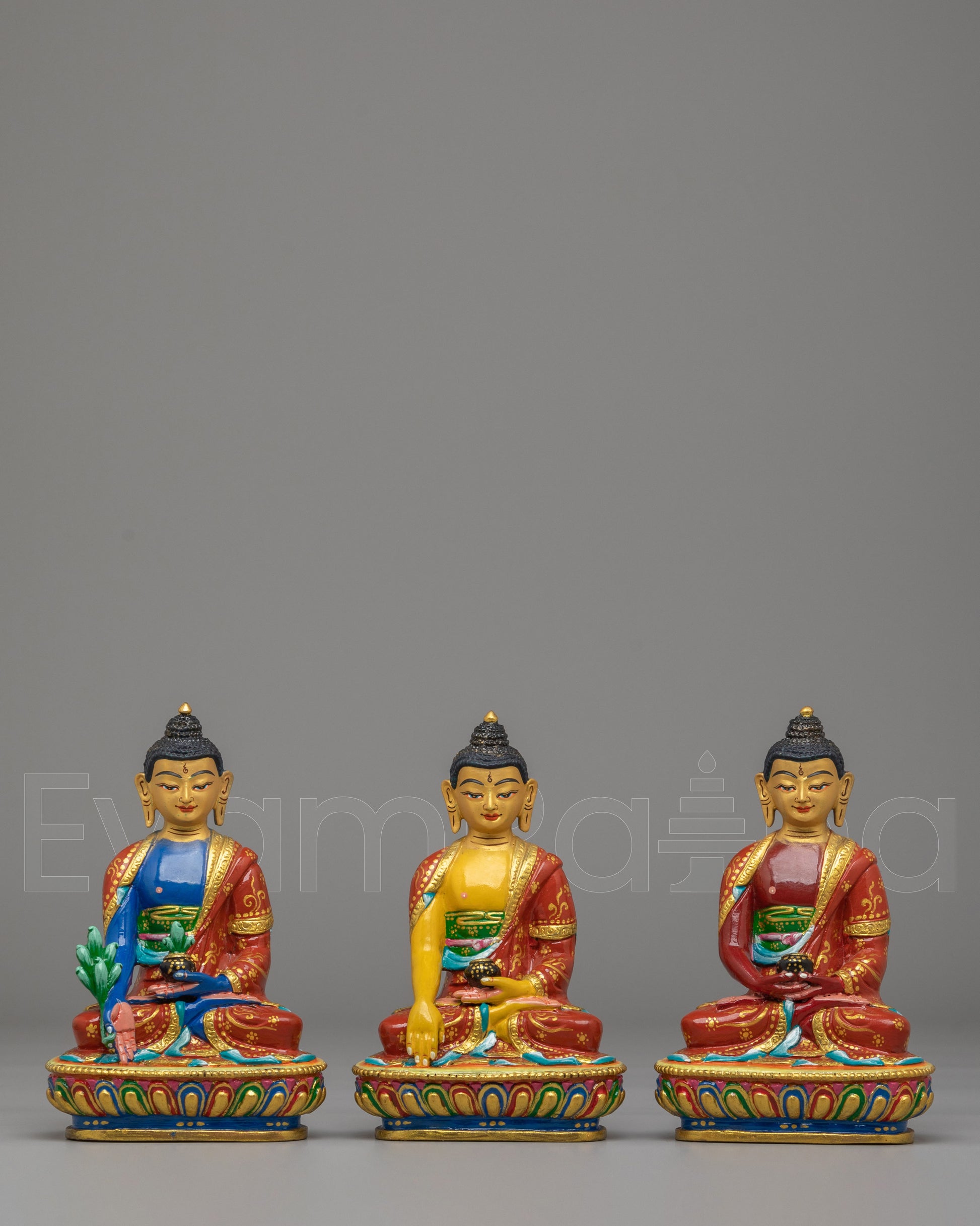 Handmade Three Buddha Set
