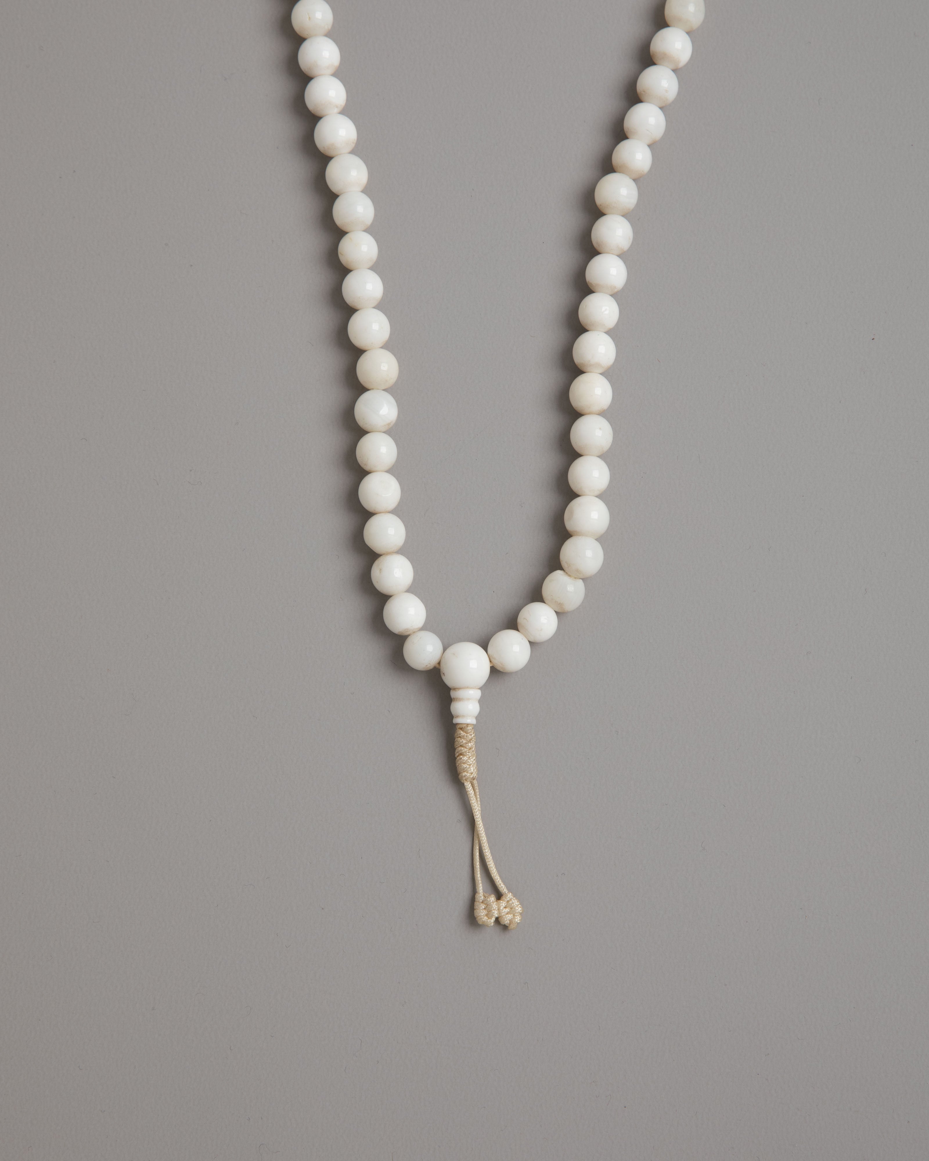 Himalayan Altar Mala | Handcrafted Conch Beads Mala