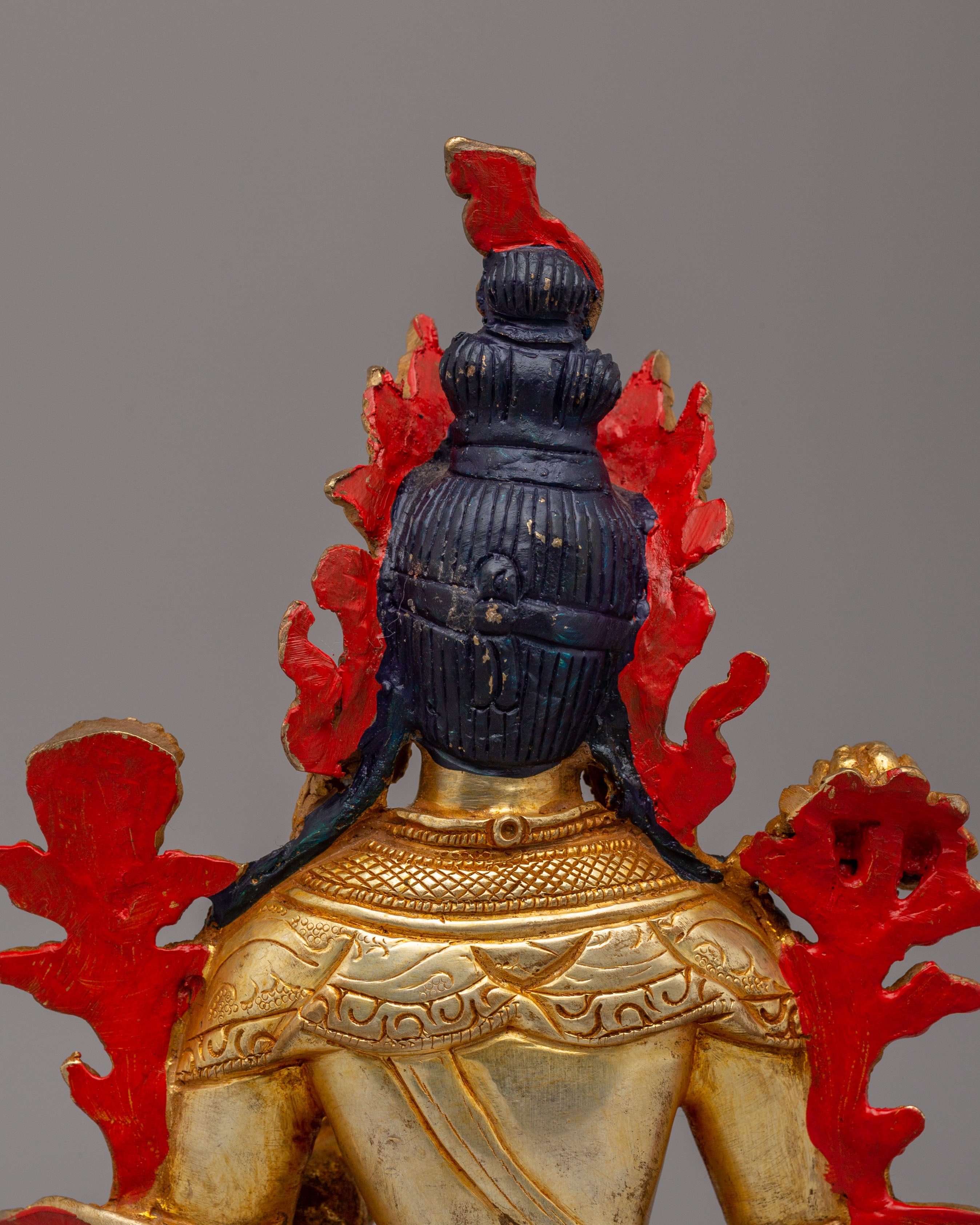 Handcrafted Altar White Tara Statue | Copper Body with 24K Gold Plating