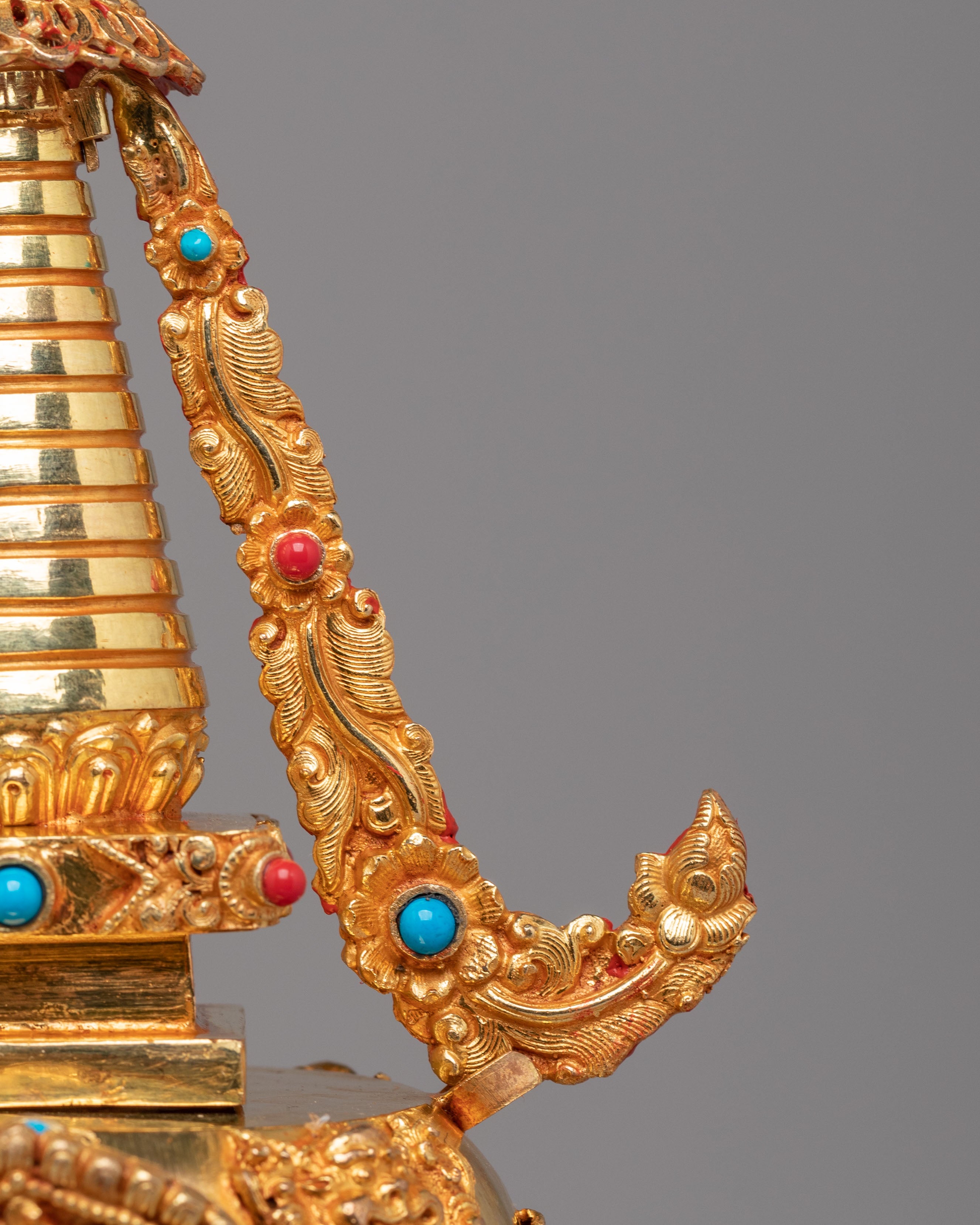 Handmade Enlightenment Ritual Stupa | Meditation Altar Decor
