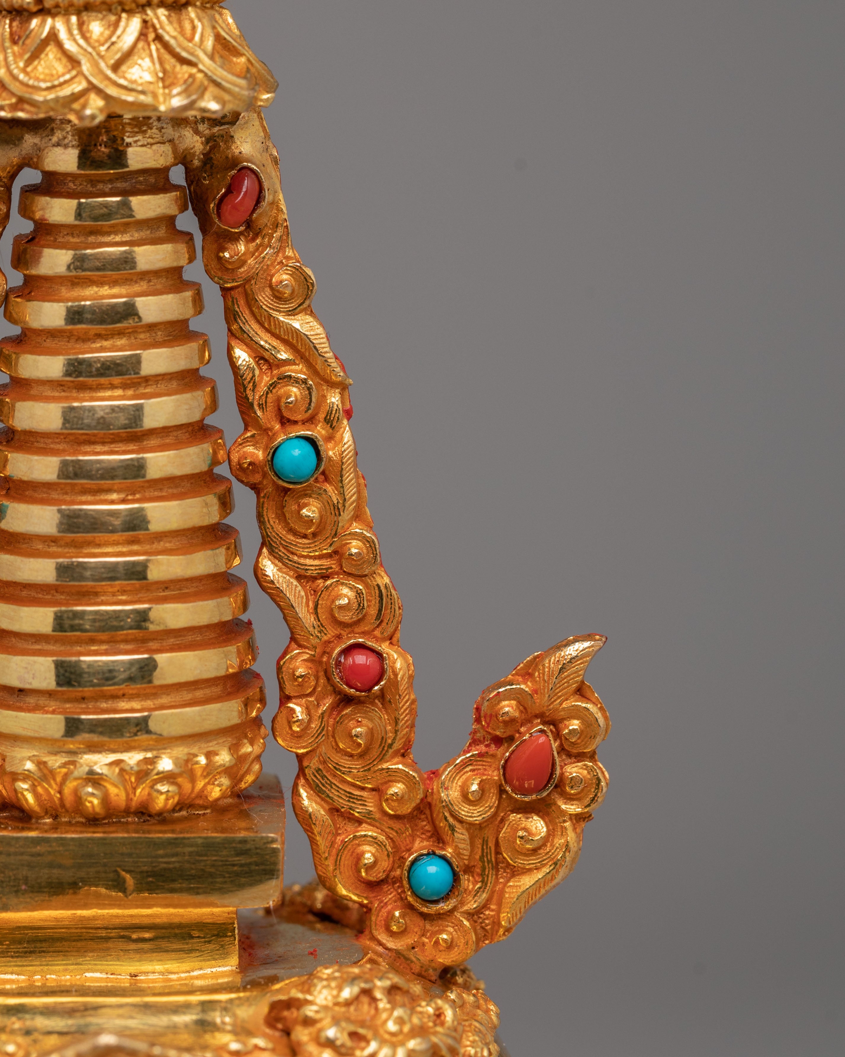Jangchub Stupa Tibetan Monument | Traditional Tibetan Buddhist Shrine Decor