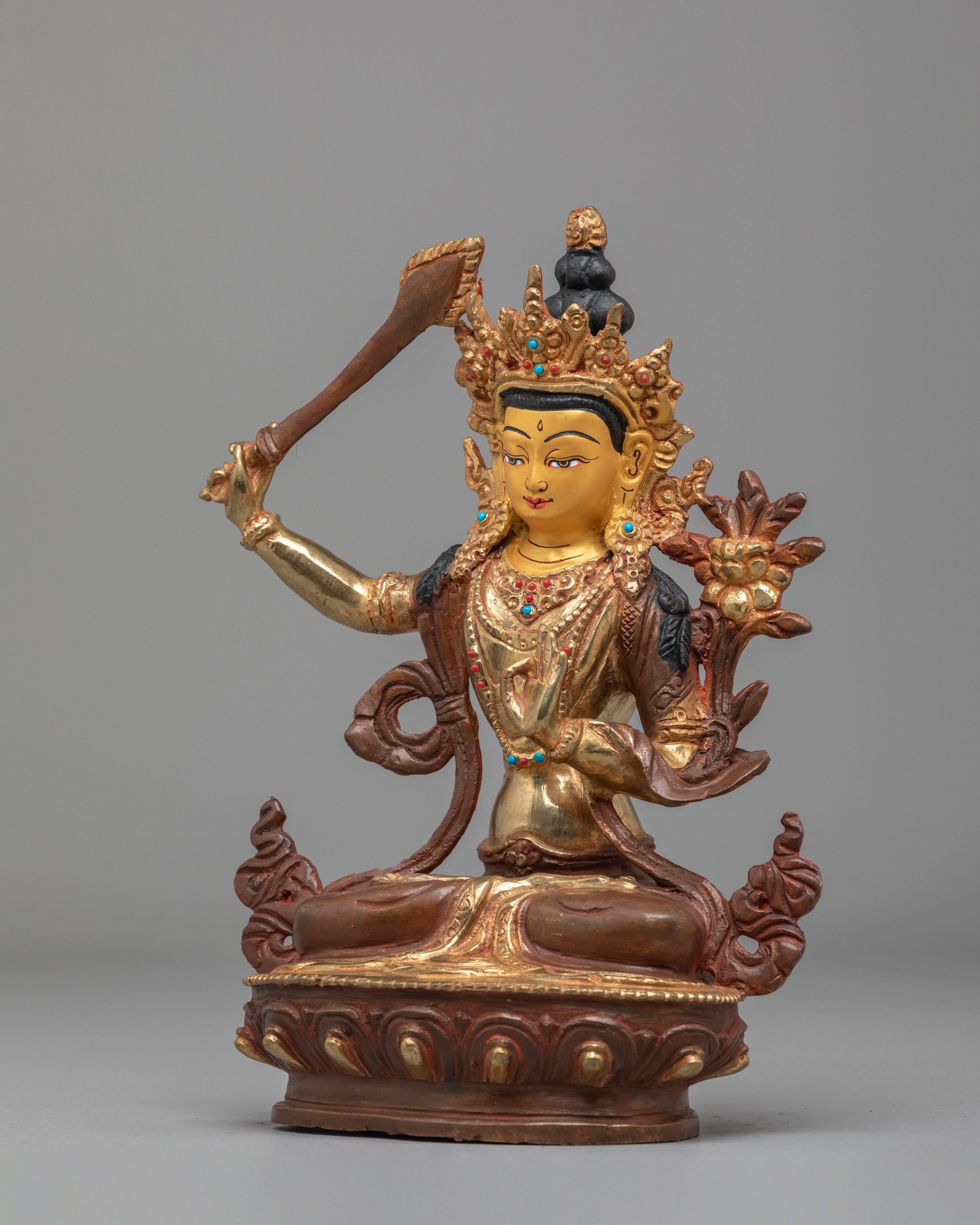 Spiritual Manjushri Figurine | Bodhisattva of Wisdom