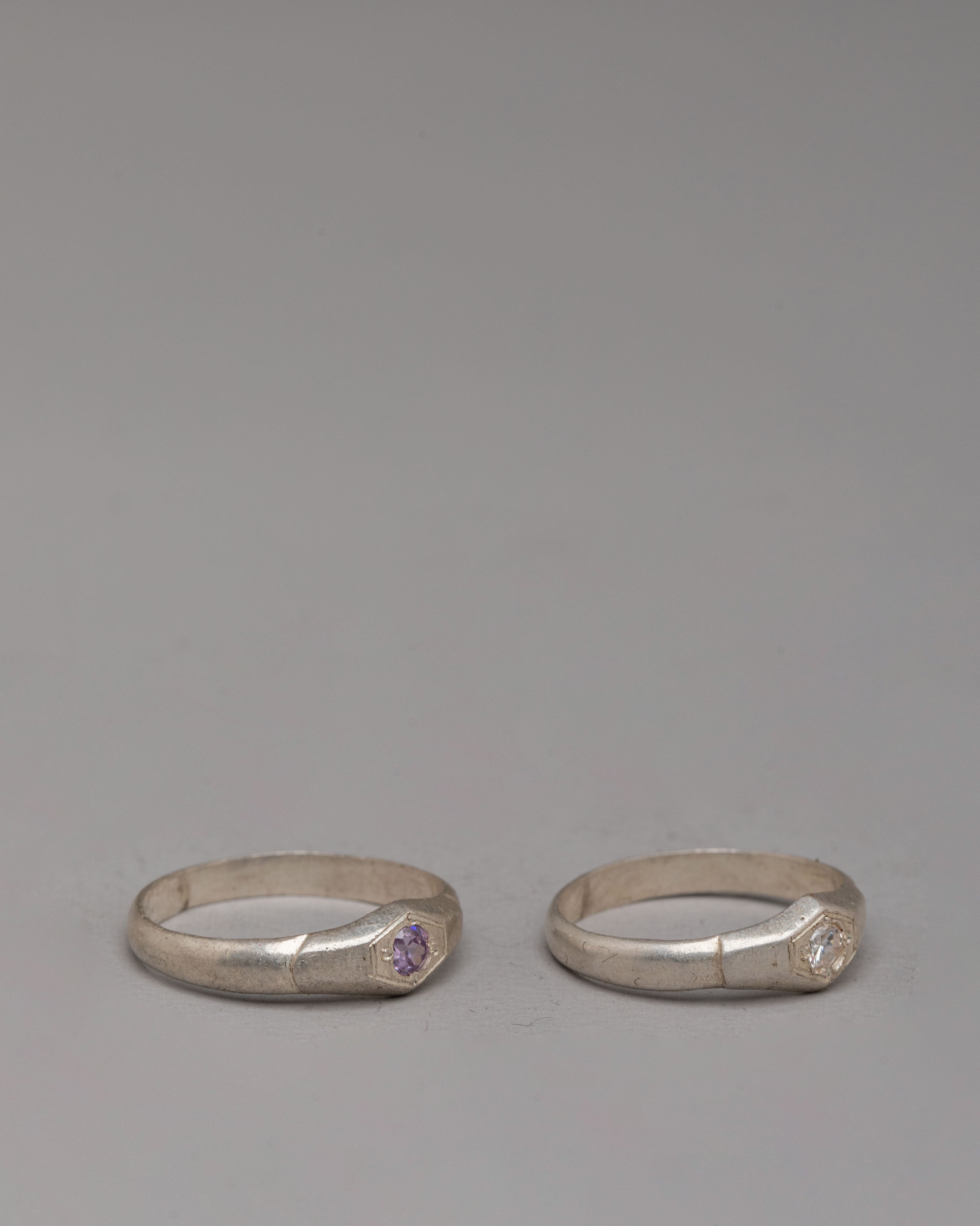 Handmade Silver Ring Set  | Elegant Everyday Accessory