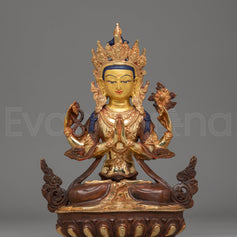 Tibetan Compassion Bodhisattva Statue 