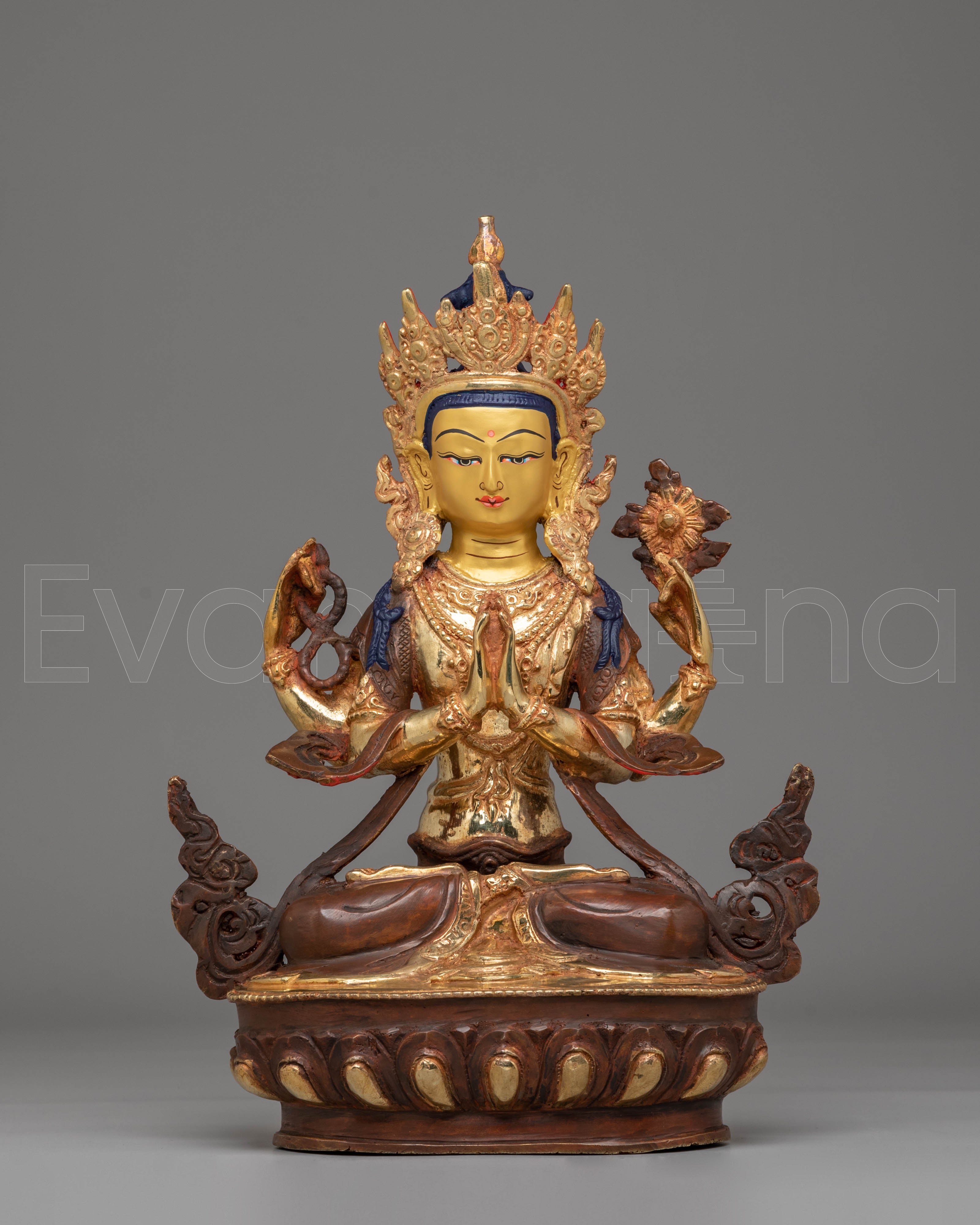 Tibetan Compassion Bodhisattva Statue 