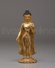 Handcrafted Copper Dipankara Statue