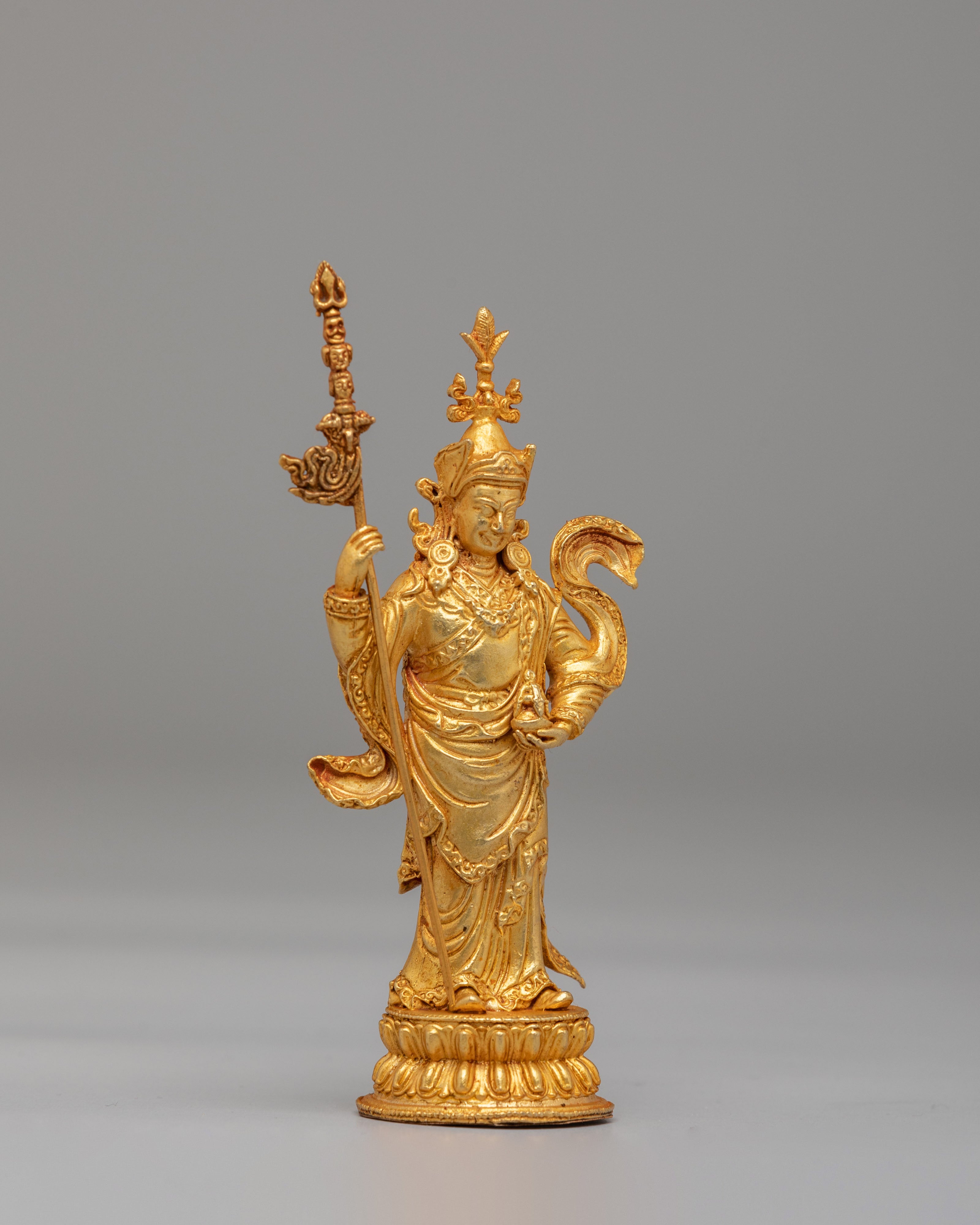 Standing Guru Rinpoche Statue | Tibetan Buddhist Figure