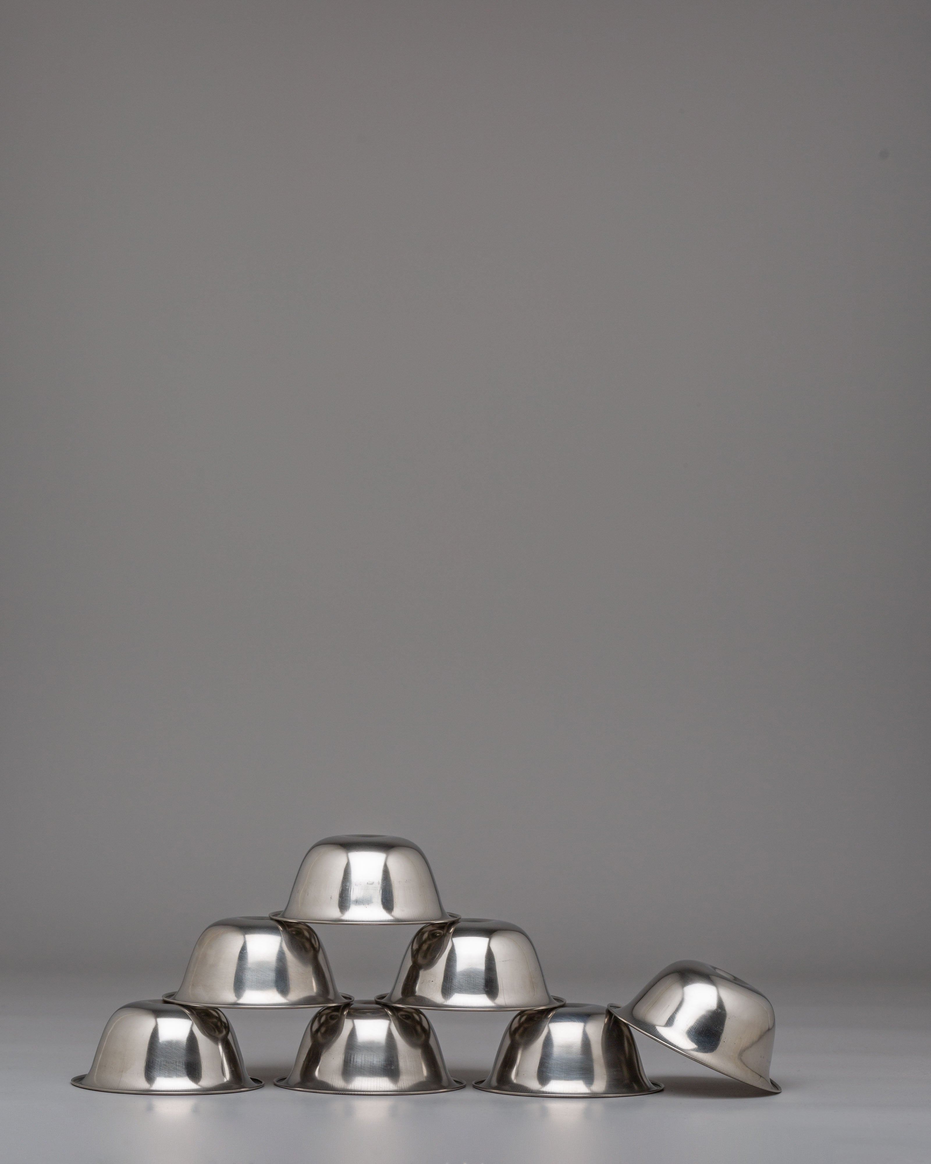 Sacred Buddhist Water Offering Vessels | Tibetan Ritual Bowl Set