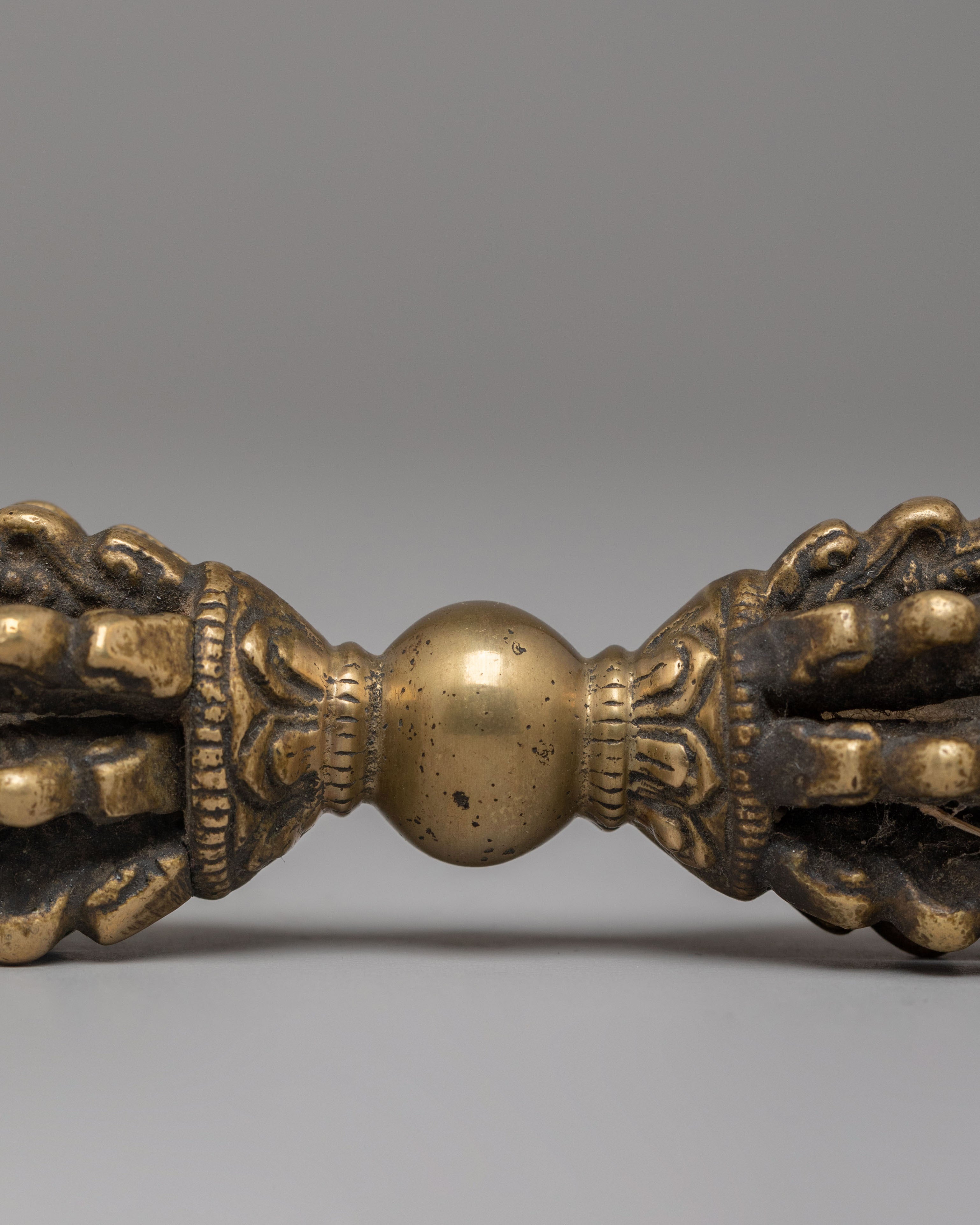 Sacred Tibetan Dorje Vajra | 20 Year Old Tibetan Dorje Ritual Instrument
