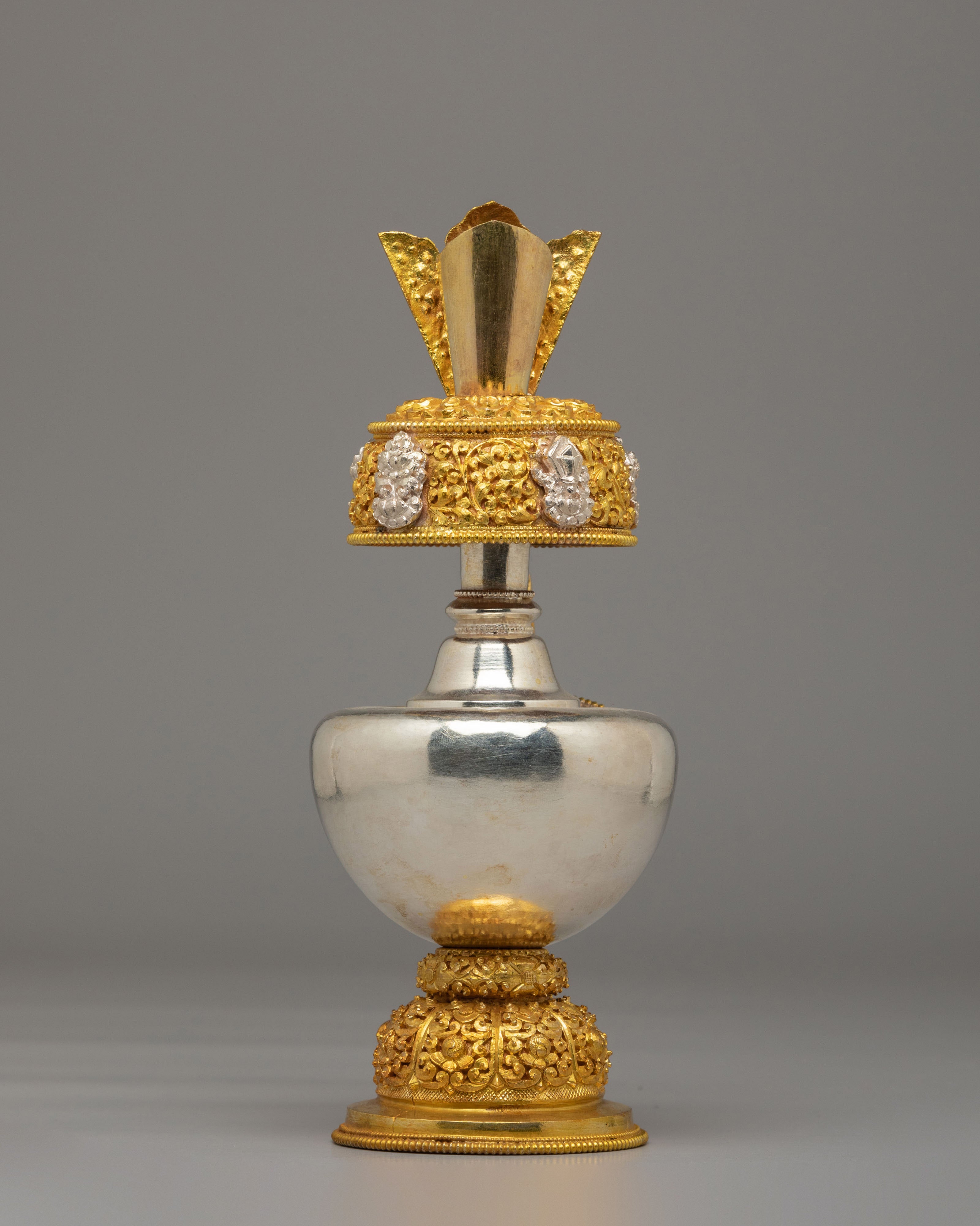 Handcrafted Ritual Bhumba Set | Spiritual Offering Vessels for Sacred Ceremonies
