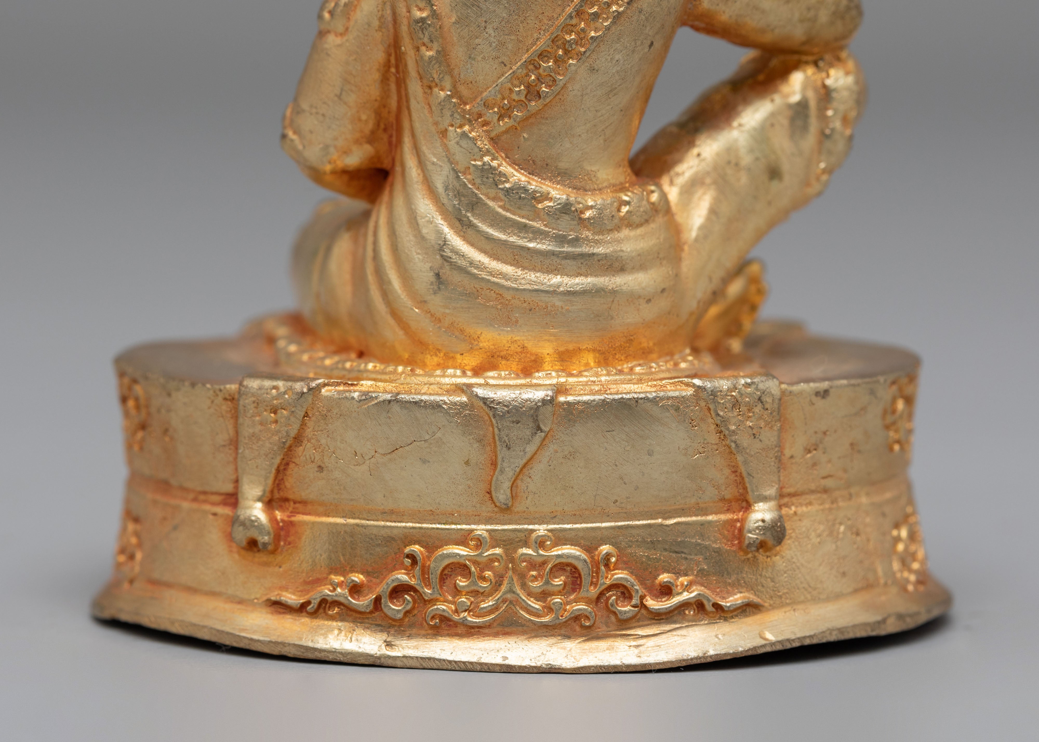 Buddhist Master Milarepa Yogi Statue | Statue for Dharma Decor