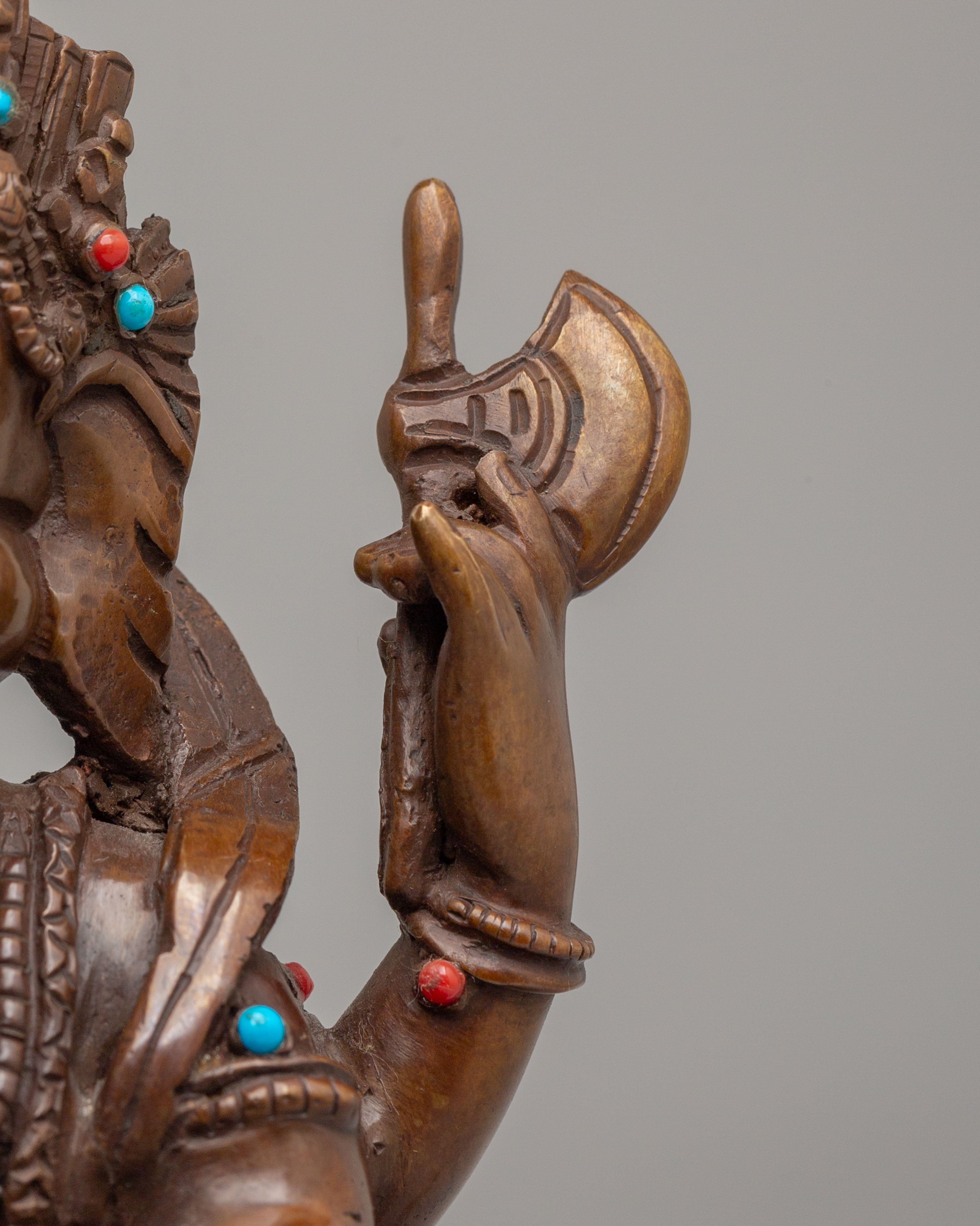 Handmade Ganesha Spiritual Statue | Hindu Deity of Prosperity & Wisdom