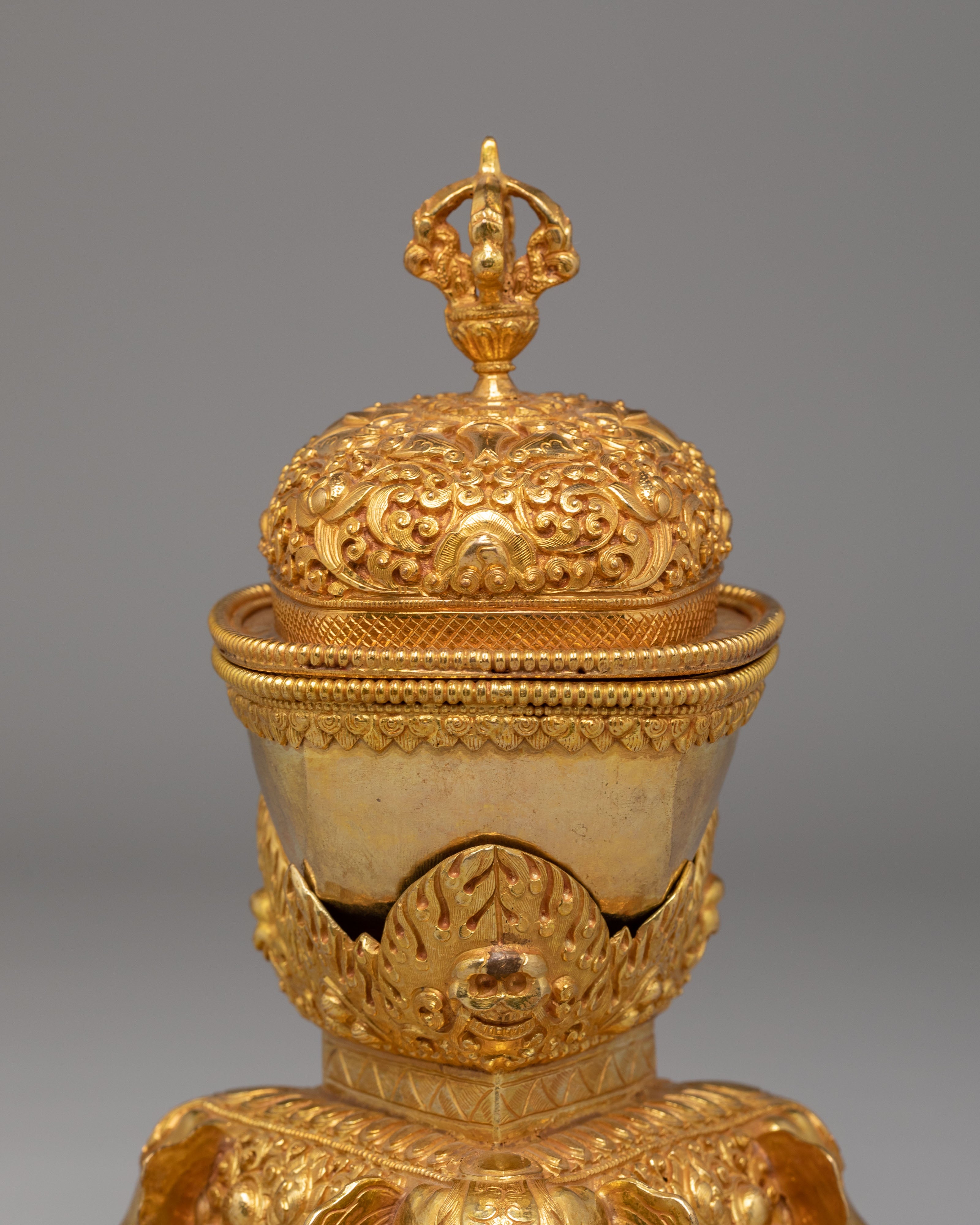 Kapala For Vajrayana Ritual Offerings | Tibetan Buddhist Skull Cup