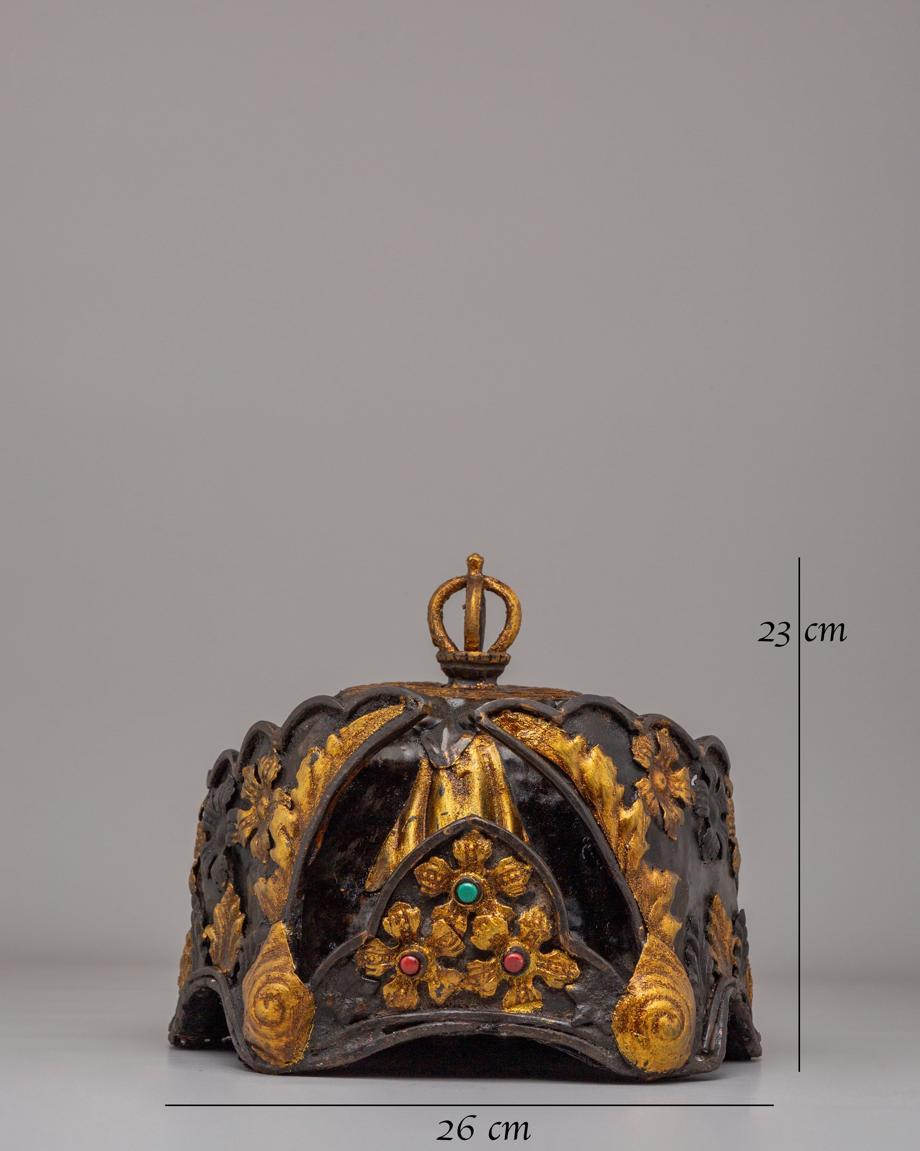 Handcrafted Ritual Crown | Tibetan Buddhist Art